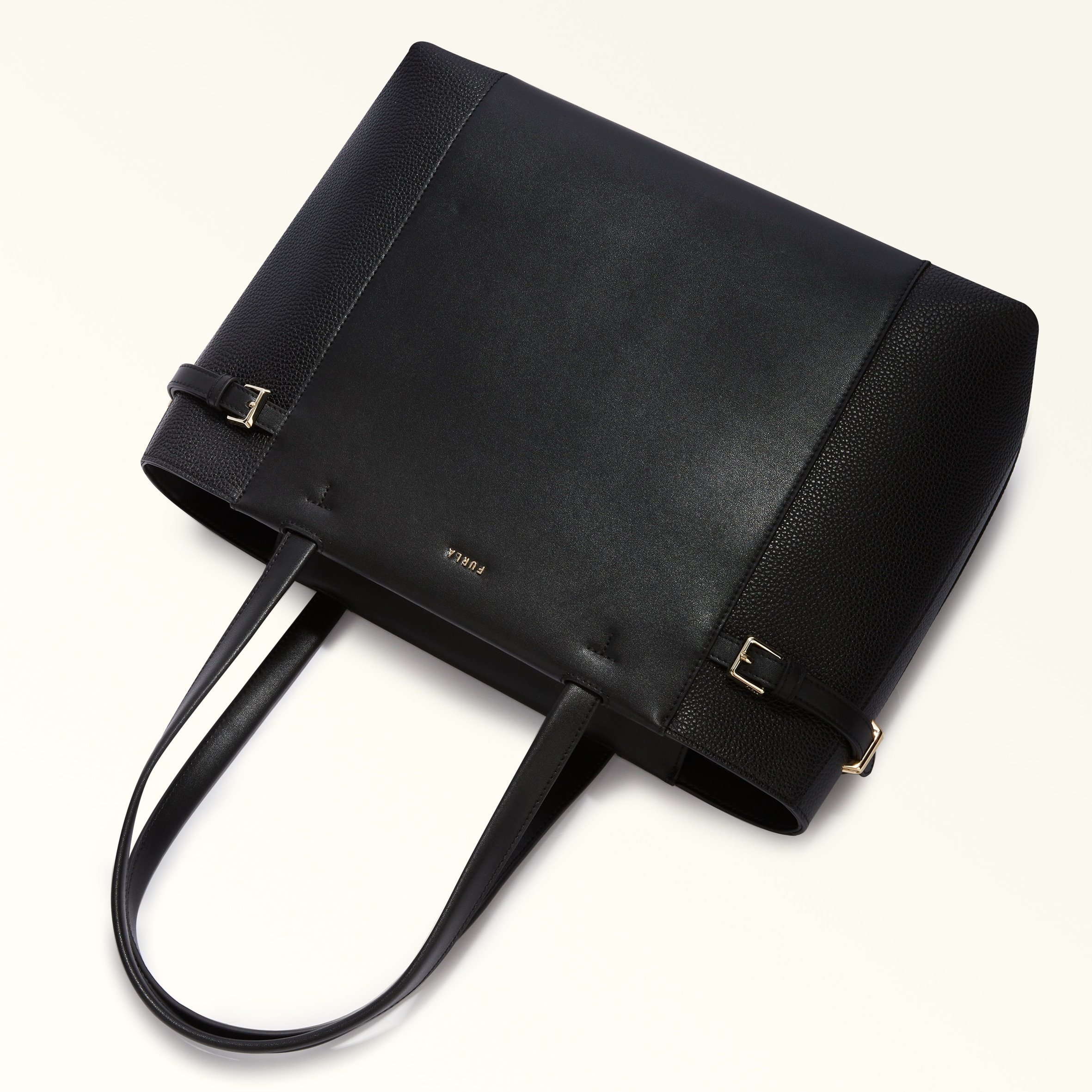 FURLA ウラーノ トートバッグ Tote L NERO Furla Aura | Furla US