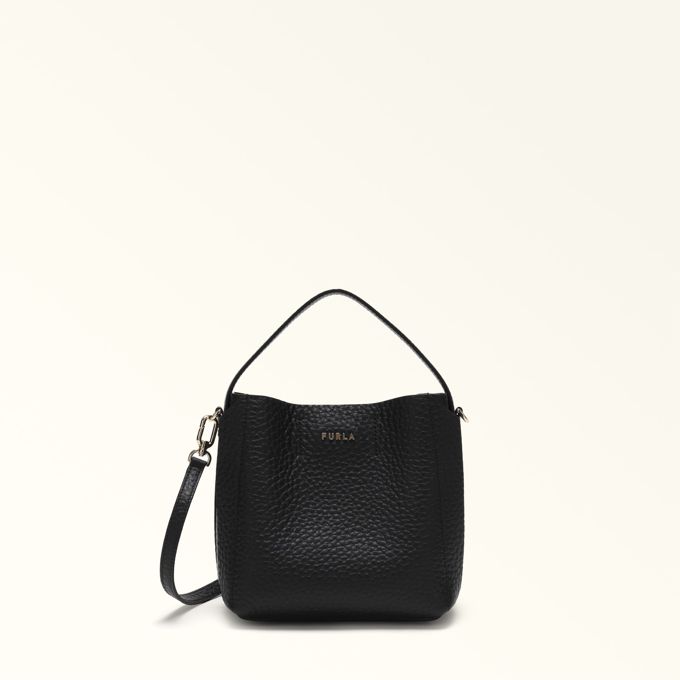FURLA トップハンドルミニ　ブラック トップハンドル - ブラック | Furla