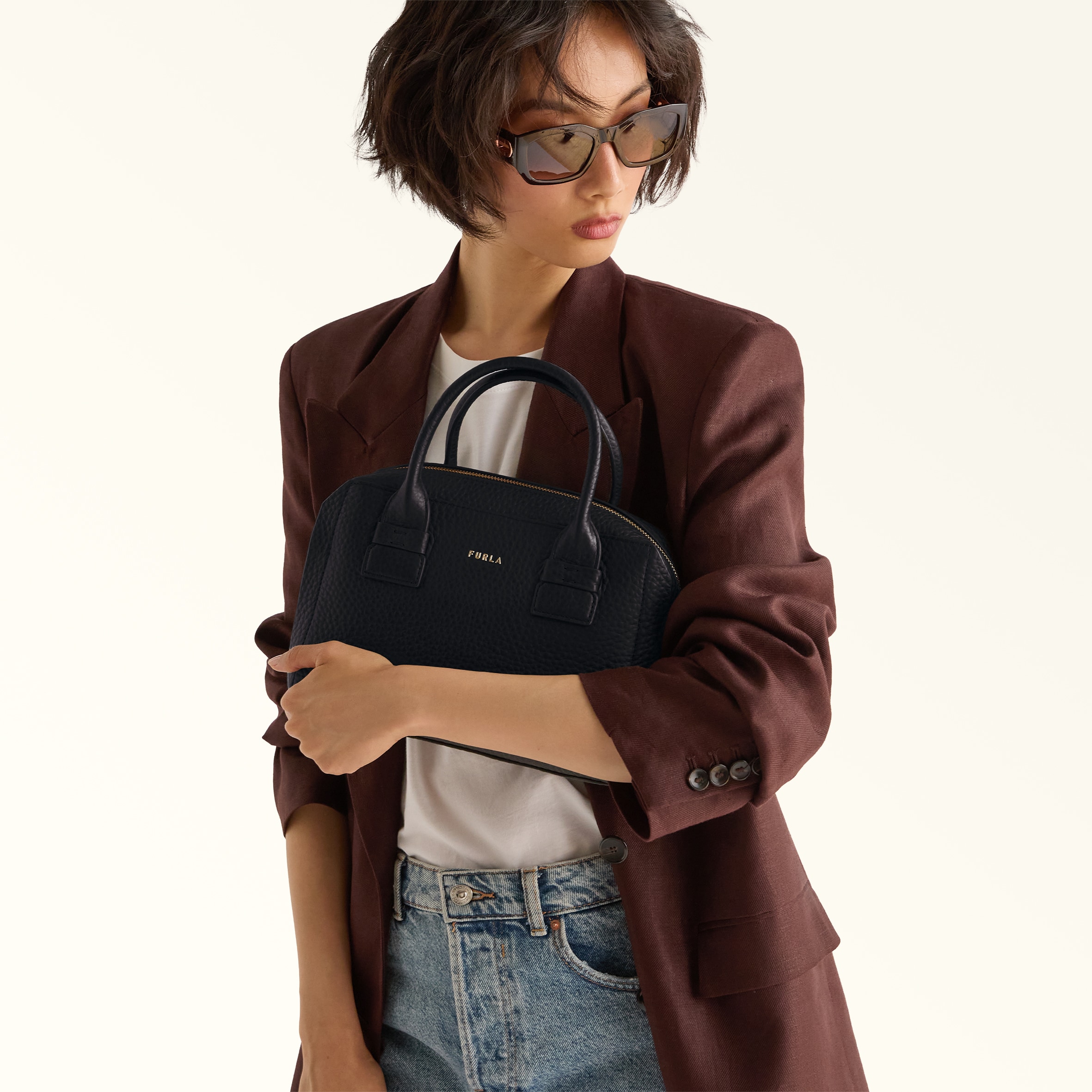FURLA　カプリッチョ　ブラック ハンドバッグ FURLA CAPRICCIO - ブラック | Furla