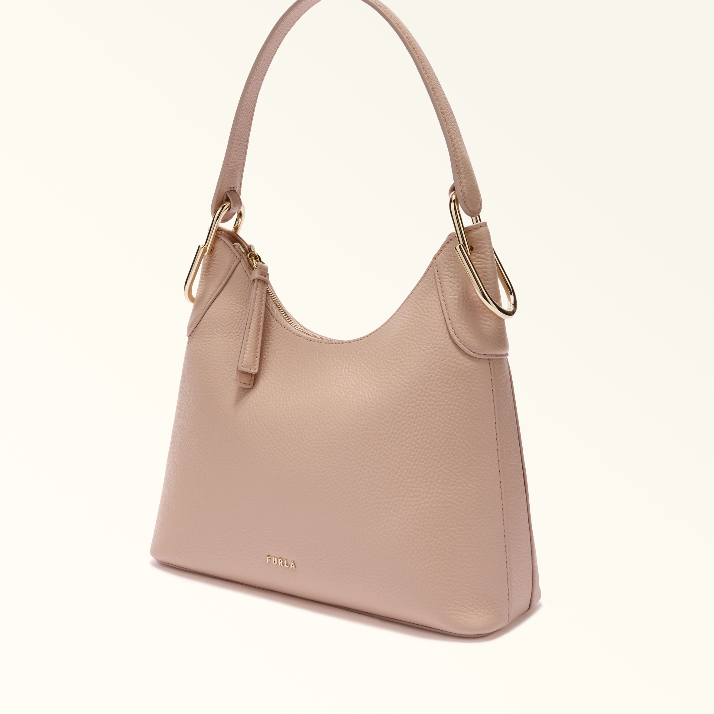 Borsa A Spalla M Anemone Pink Furla Clarissa