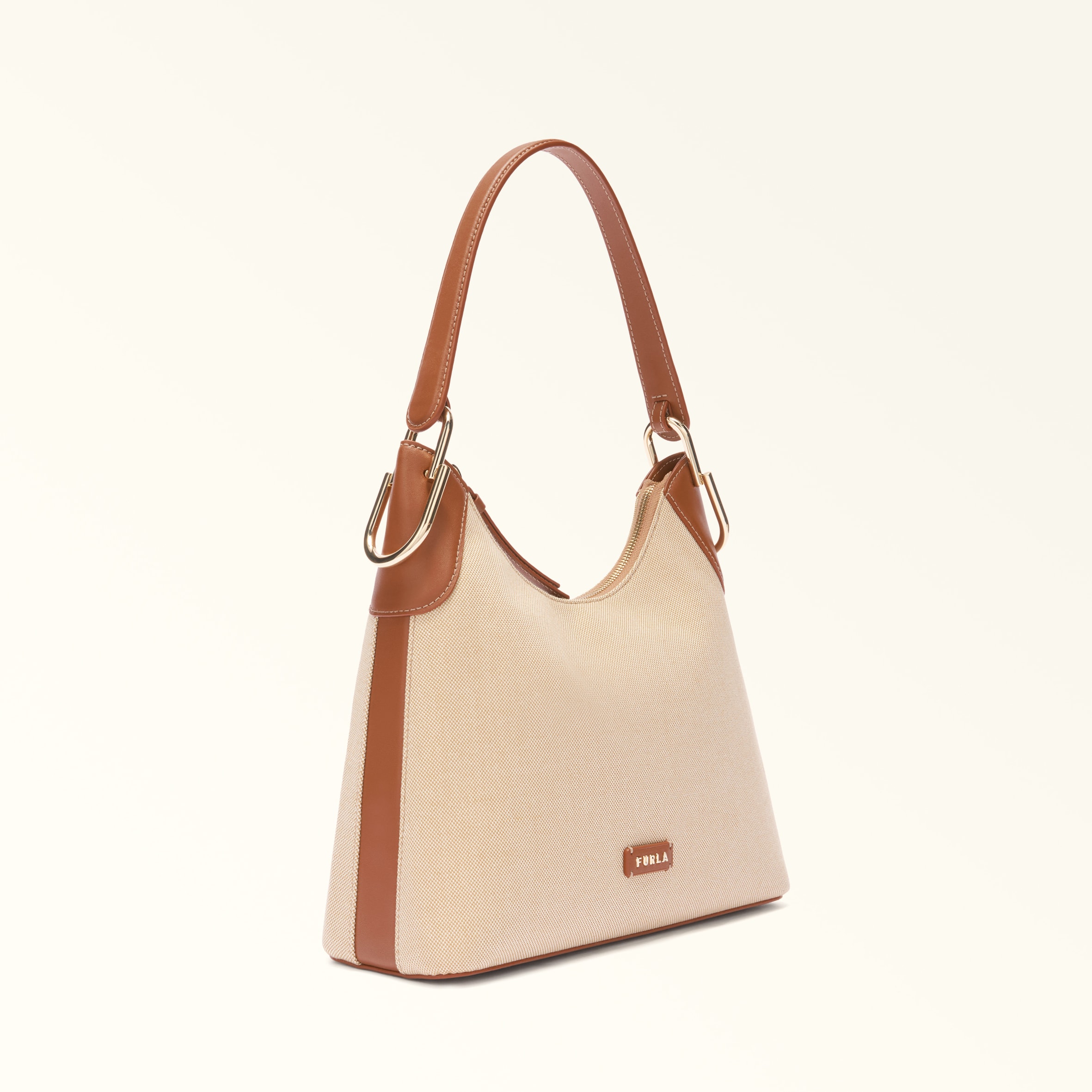Borsa A Spalla M Naturale+Cognac H Furla Clarissa