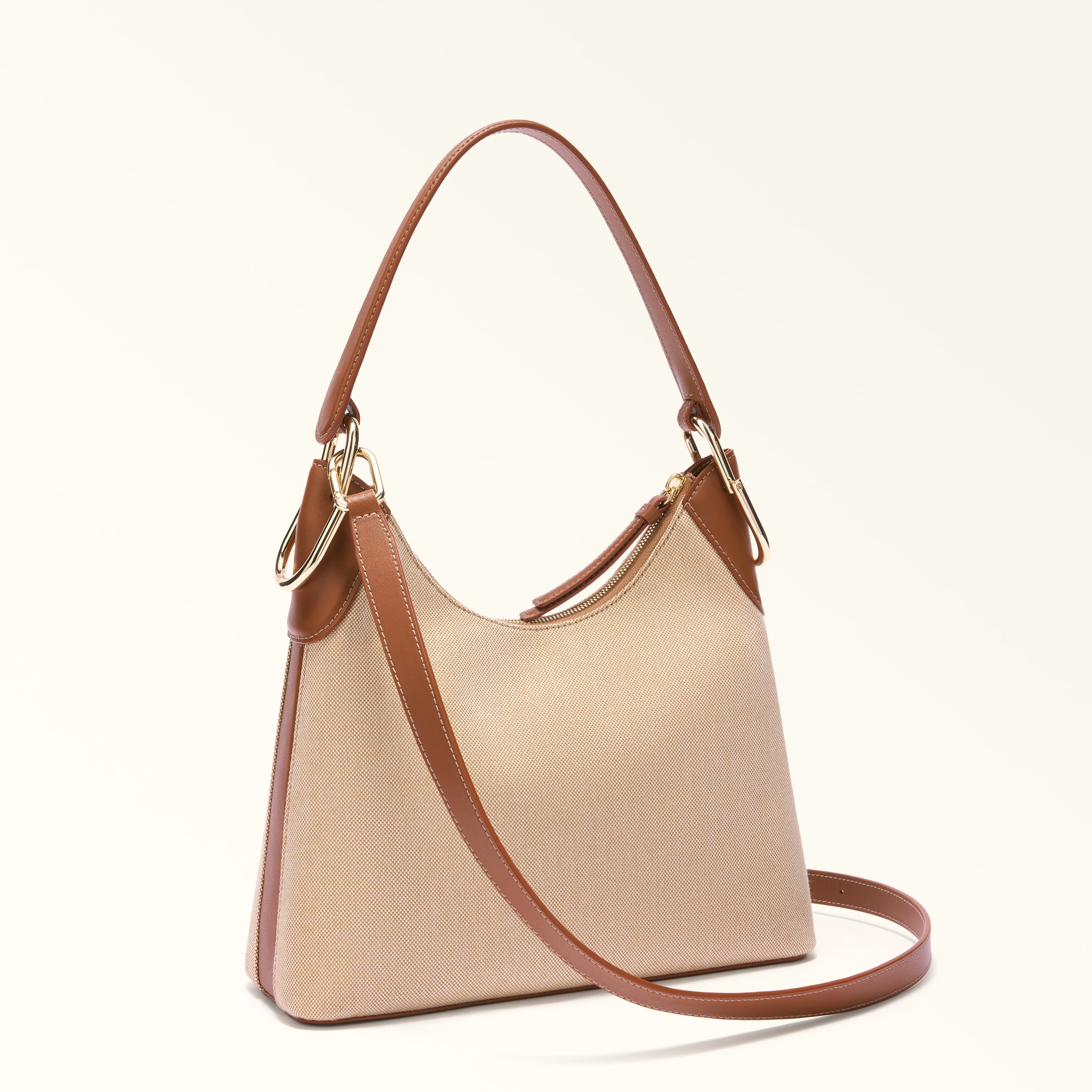 Borsa A Spalla M Naturale+Cognac H Furla Clarissa