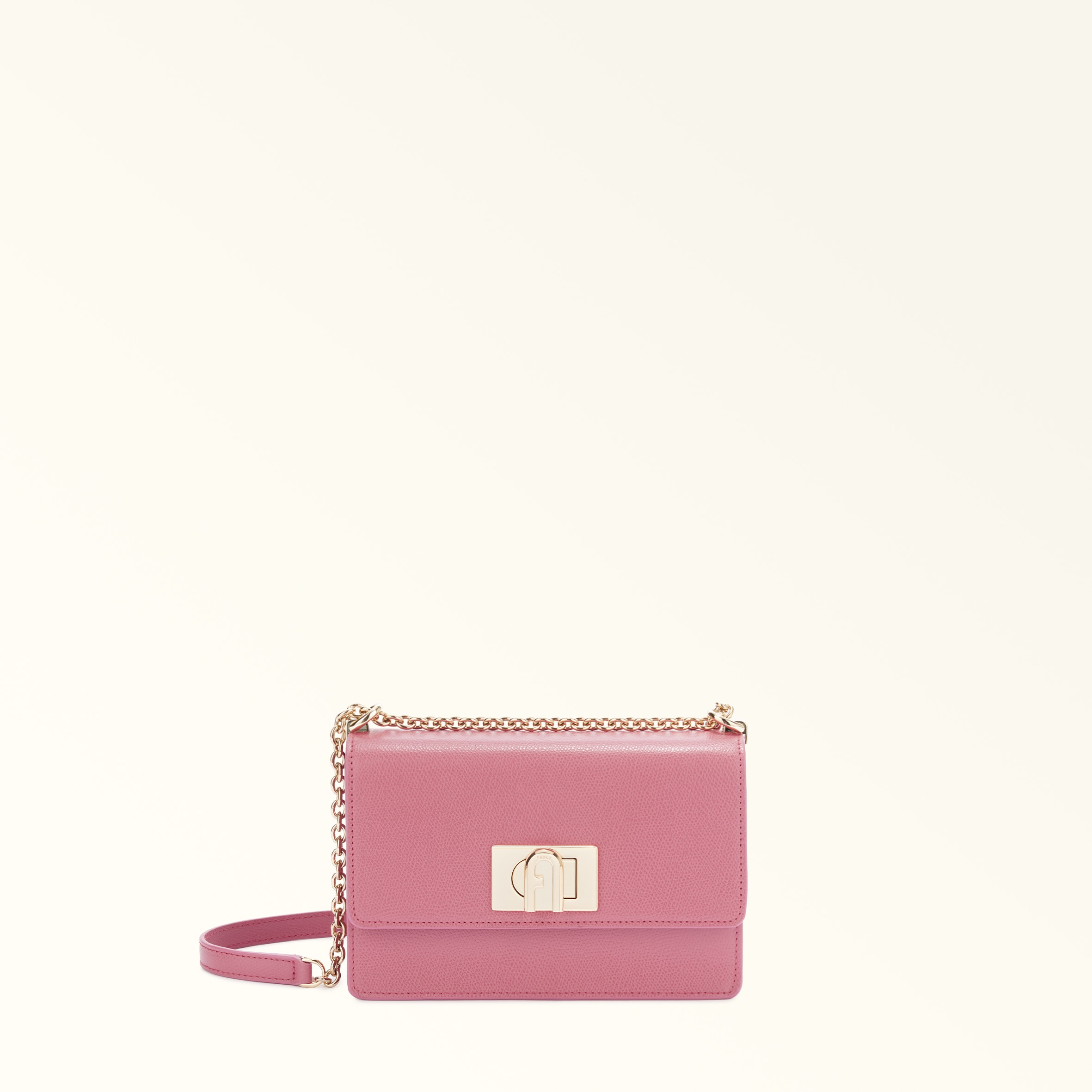 Furla 1927 Borsa A Tracolla Mini Blush Pink Pelle Stampata Donna