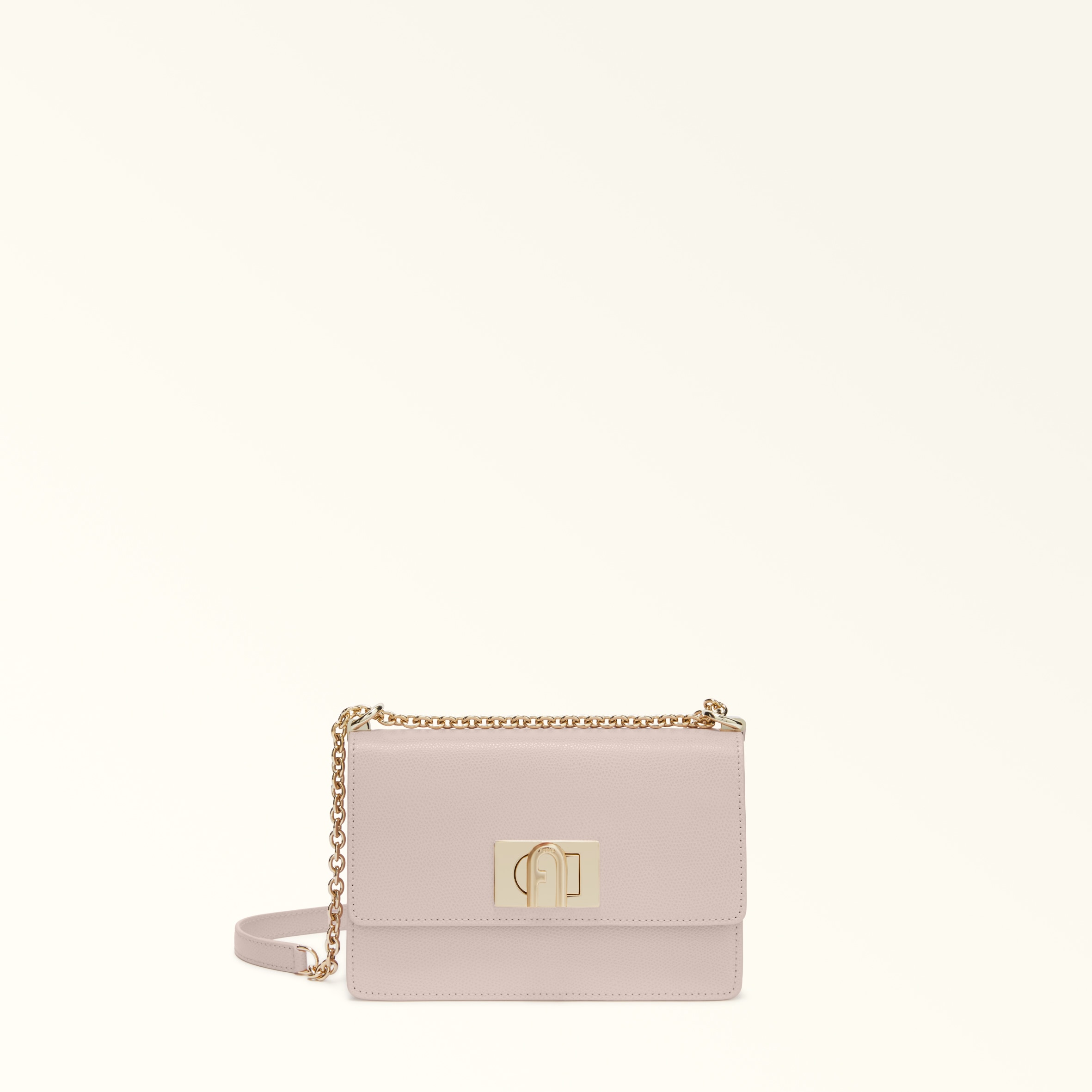 Furla 1927 Borsa A Tracolla Mini Corolla Rosa Pelle Stampata Donna In Pink