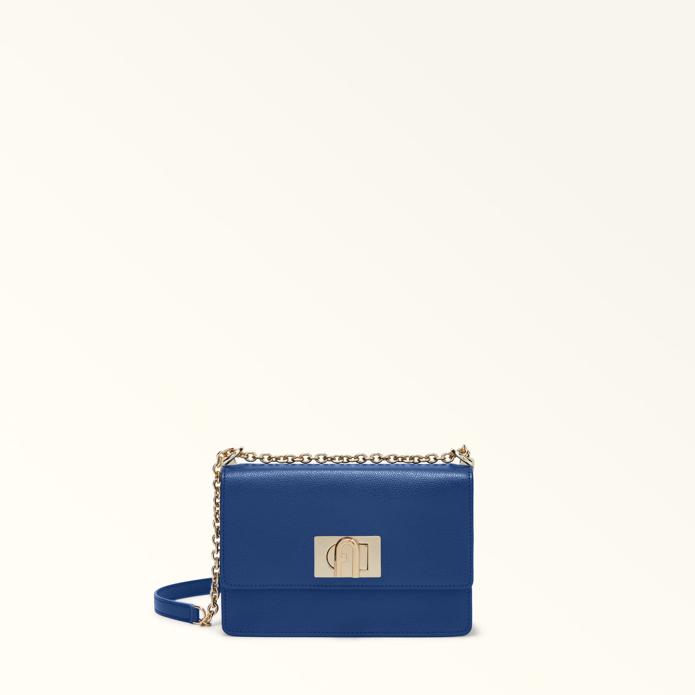 Furla 1927 Borsa A Tracolla Mini Indigo Pelle Stampata Donna