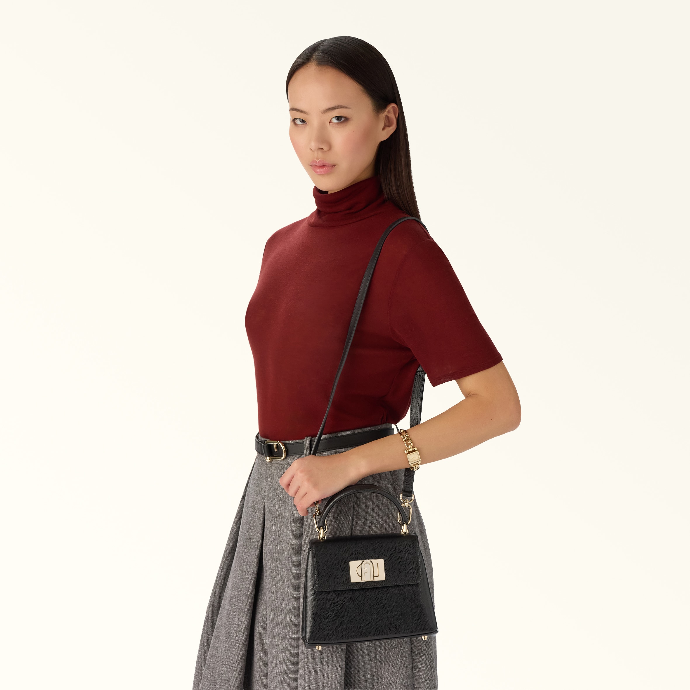 トップハンドル MINI NERO Furla 1927 | Furla JP