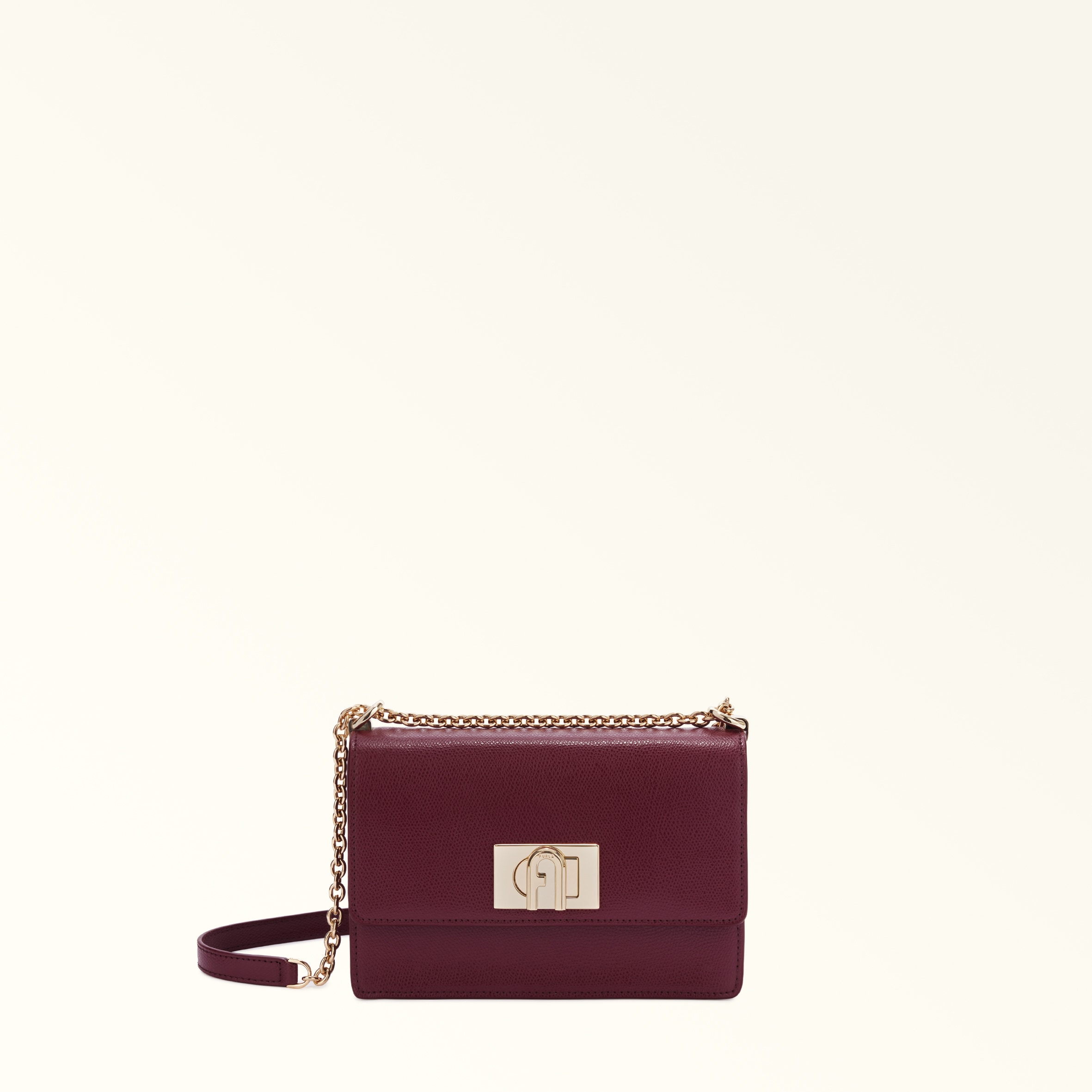 Furla 1927 Borsa A Tracolla Mini Ribes G Rosso Pelle Stampata Donna