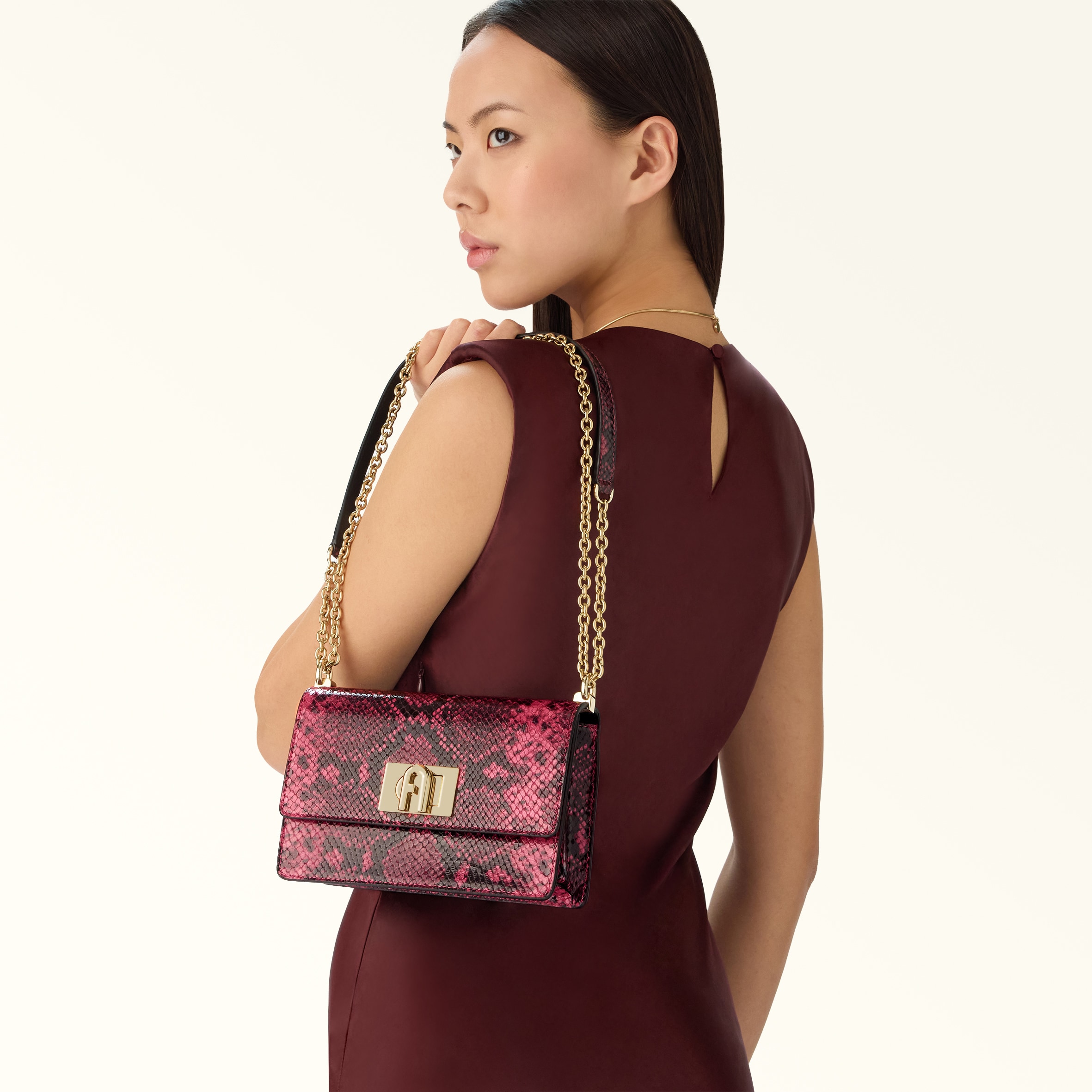 Crossbody MINI TONI VELVET PINK Furla 1927 | Furla US