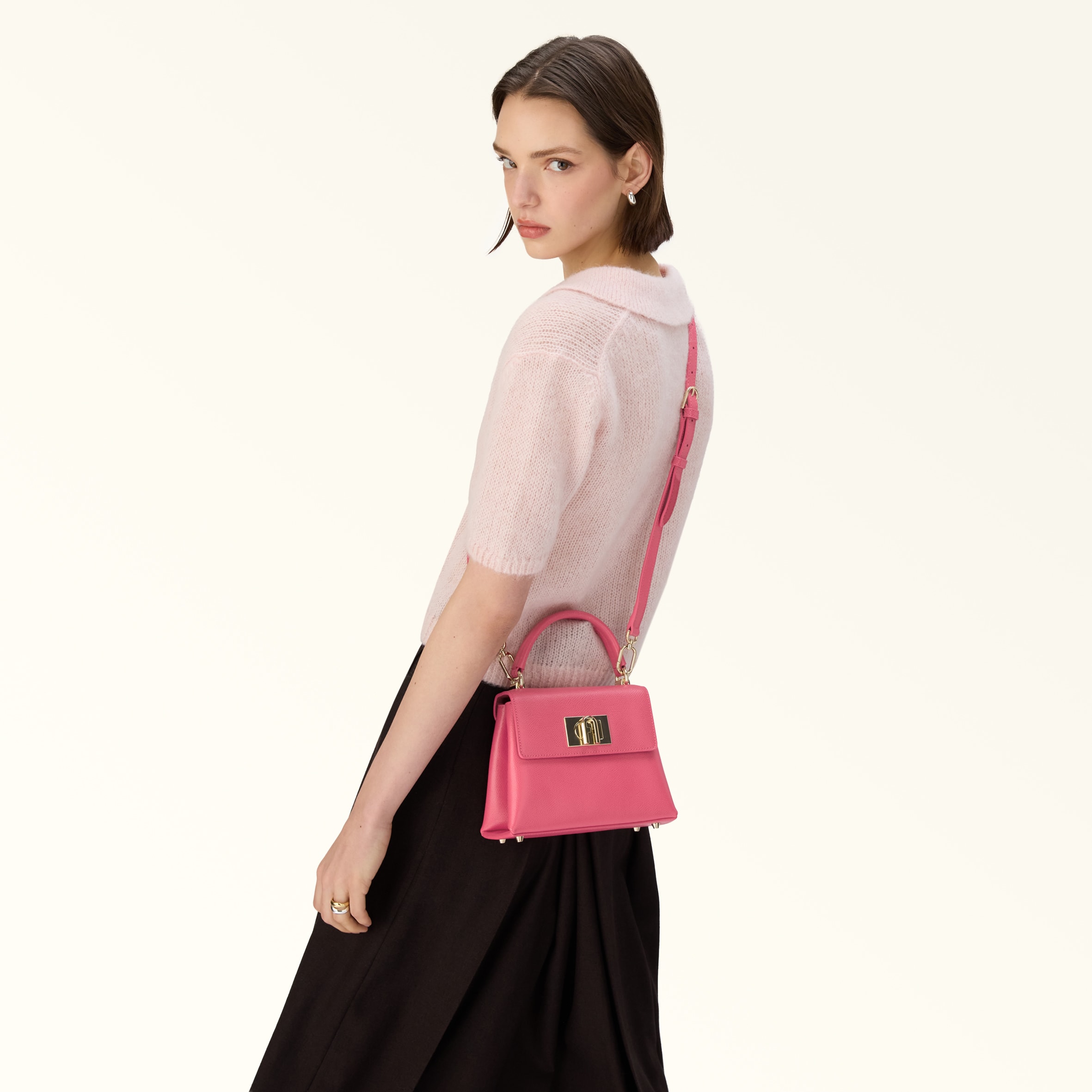 akari　FURLA　1927 バーガンディ Top Handle MINI CILIEGIA d Furla 1927 | Furla US