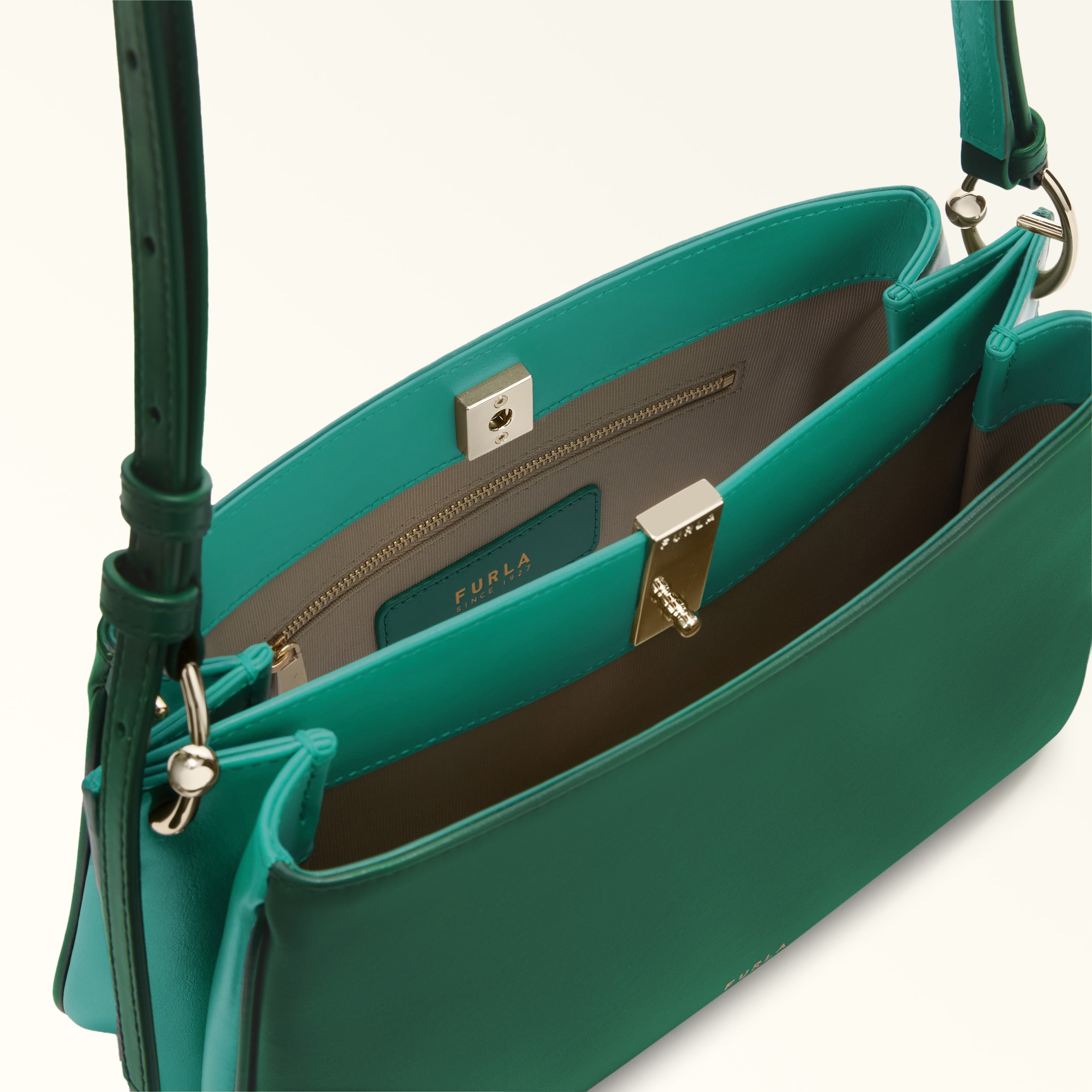 Crossbody M BOTANICAL GREEN+JADE Furla Agata | Furla US