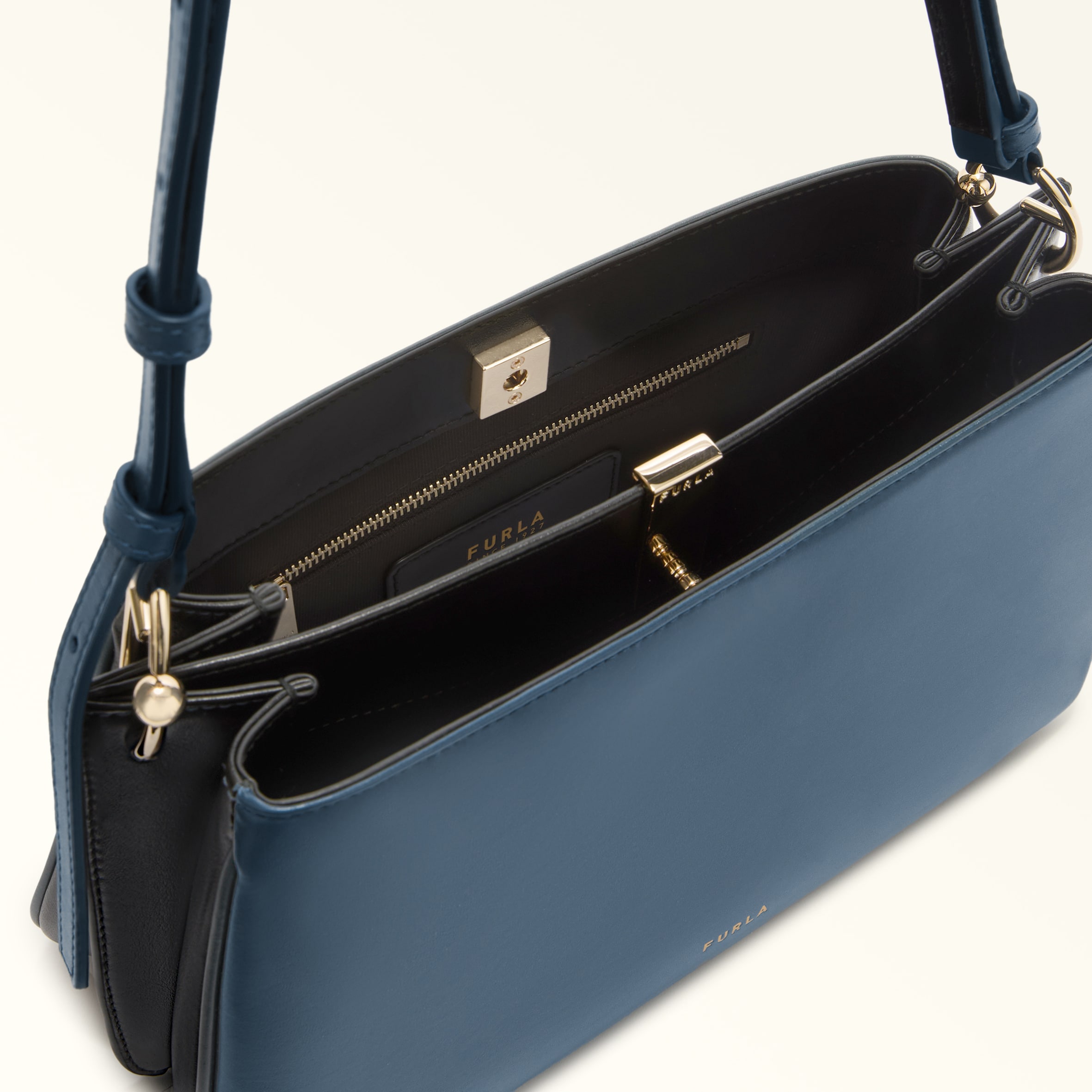 Crossbody M GRIGIO BLU+NERO Furla Agata | Furla US
