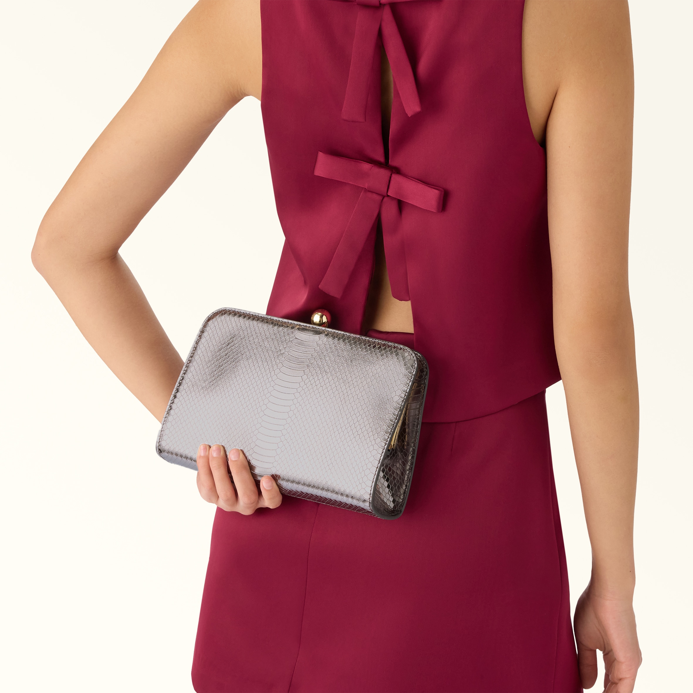 Clutch S GUNMETAL Furla Alba | Furla US