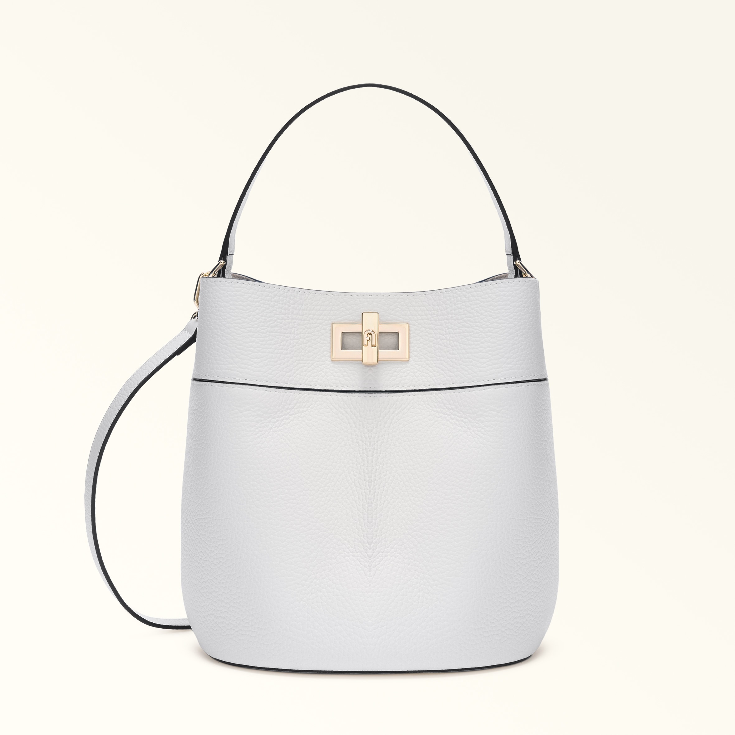 Furla Donna Bianco/Granata Amelia Borsa A Secchiello S Talco H Pelle Di Vitello