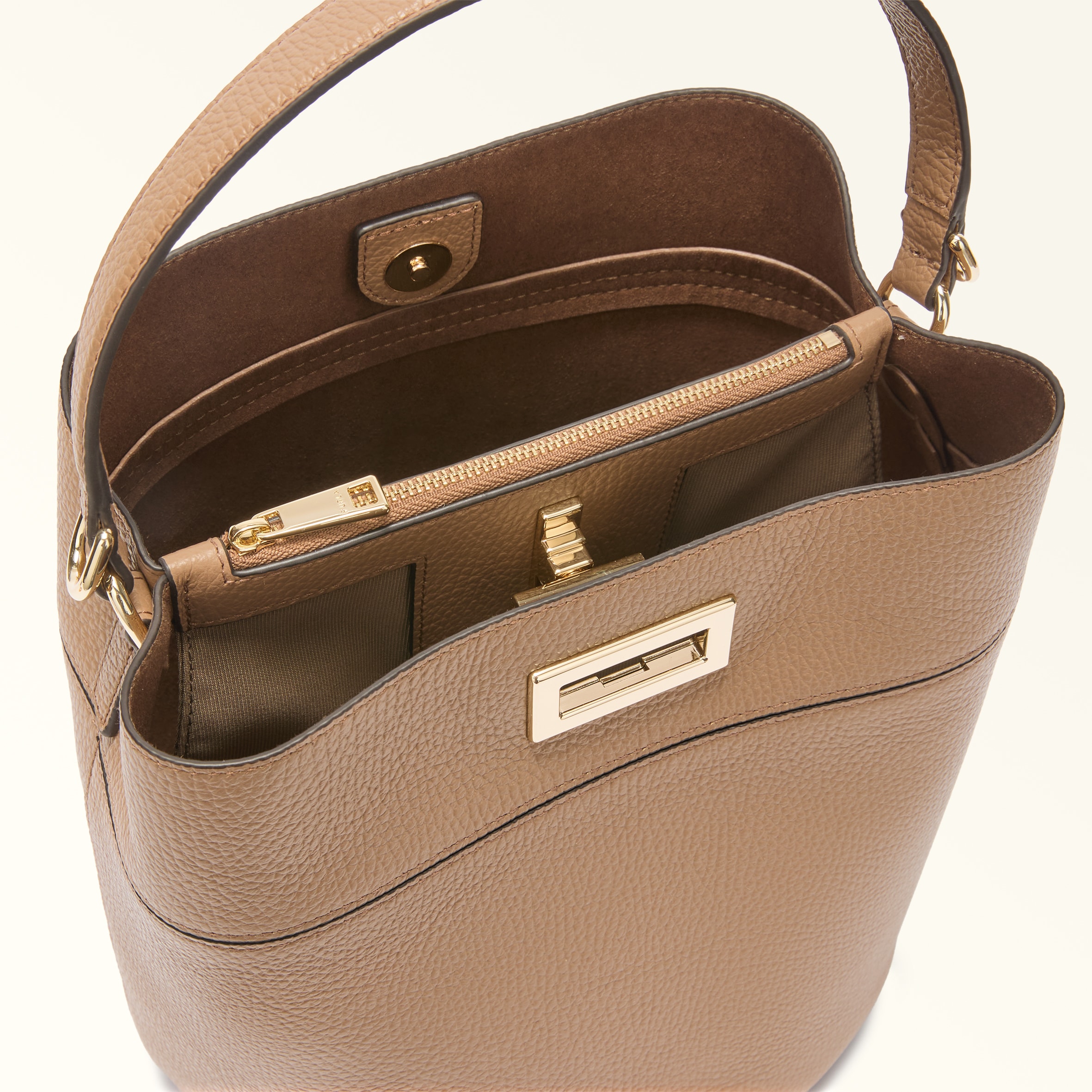 Bucket Bag M TOFFEE Furla Amelia | Furla US