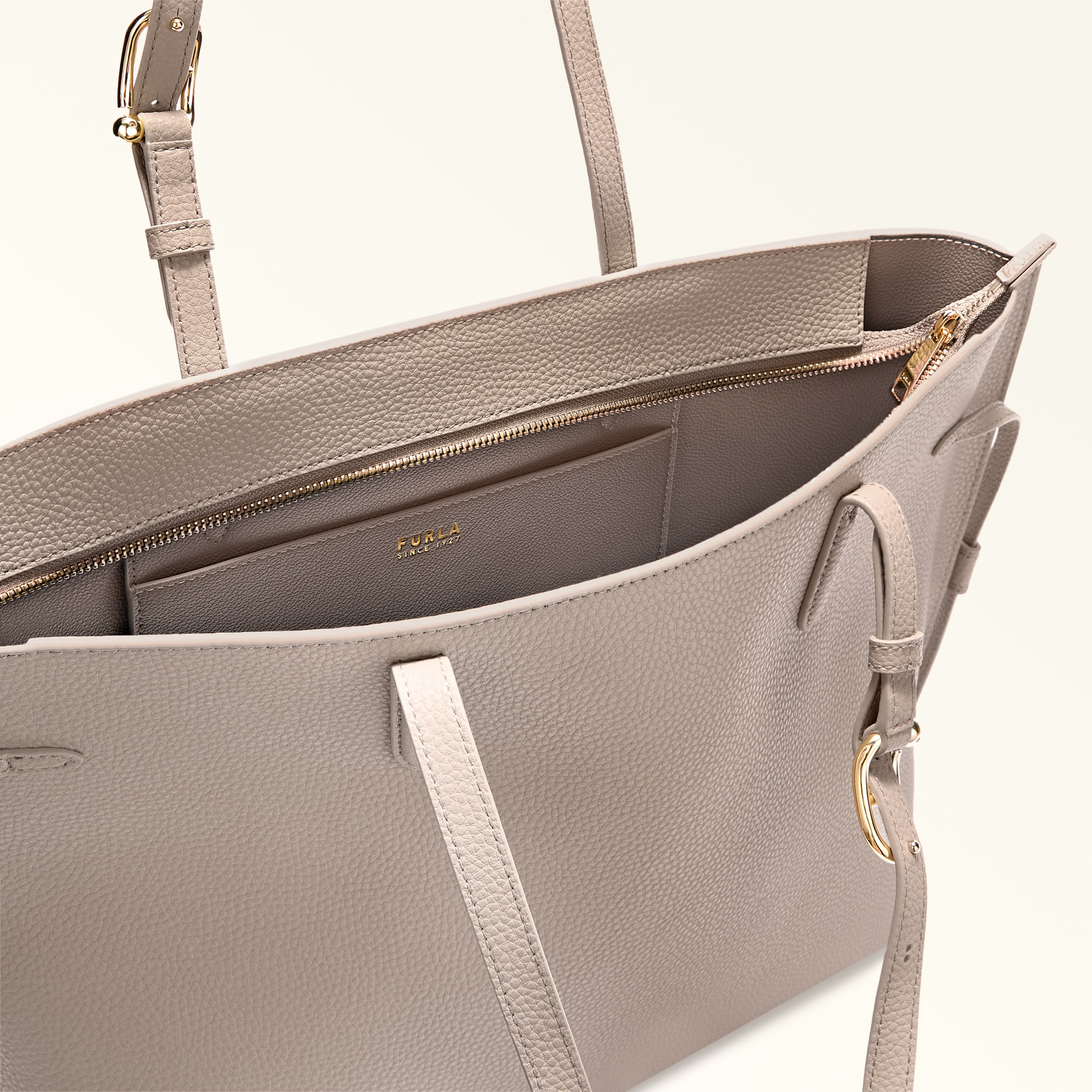 トートバッグ L LINEN+URBAN GRAY int. Furla Ava | Furla JP