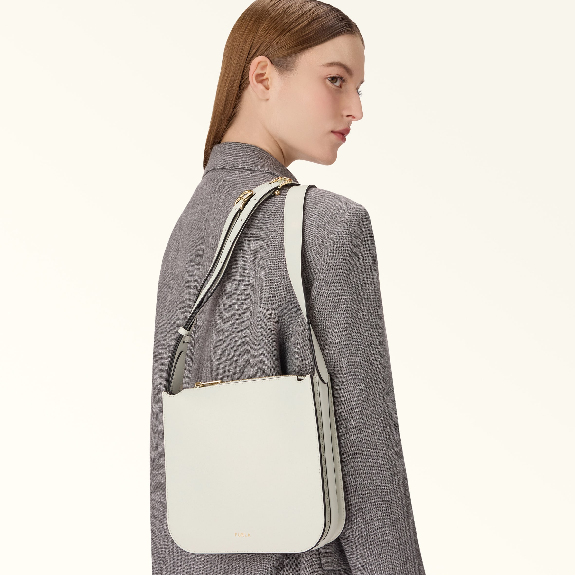 Borsa A Tracolla S Panna Furla Ava