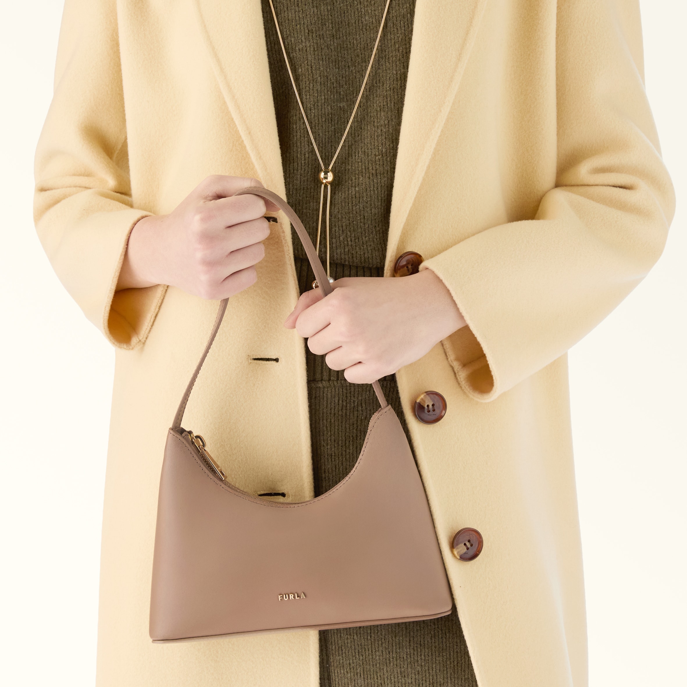 Shoulder Bag MINI GREIGE Furla Diamante | Furla US