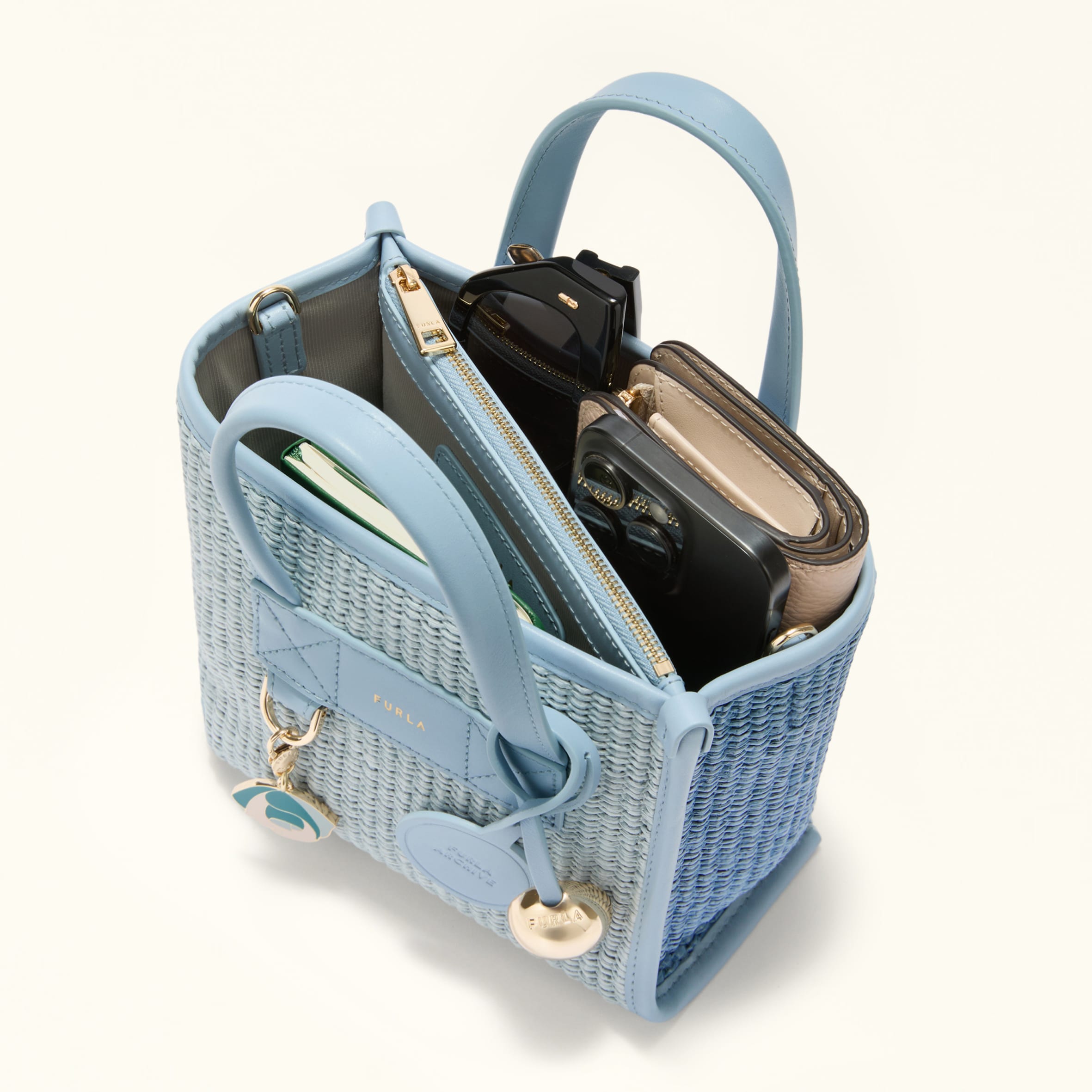 Tote MINI TONI CARTA DA ZUCCHERO LIGHT+CARTA DA ZUCCHERO Furla