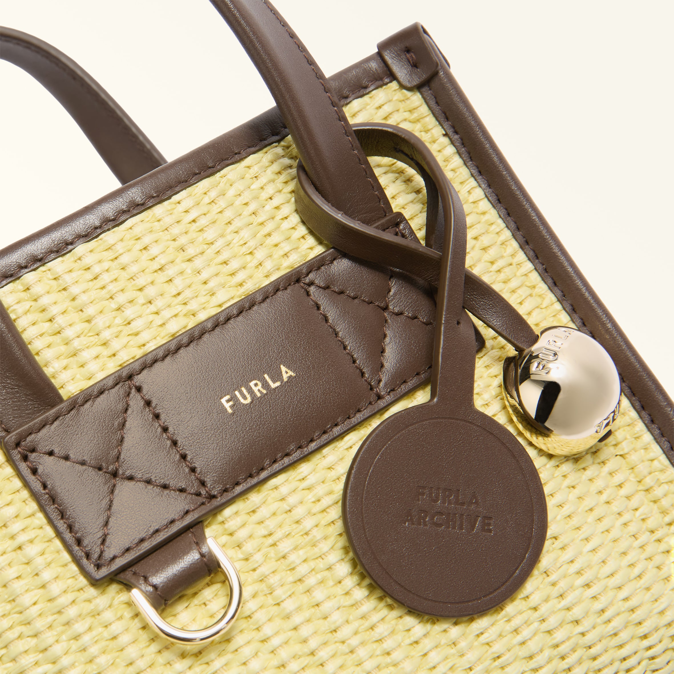 Tote MINI TONI FREESIA+ESPRESSO Furla Divide It | Furla