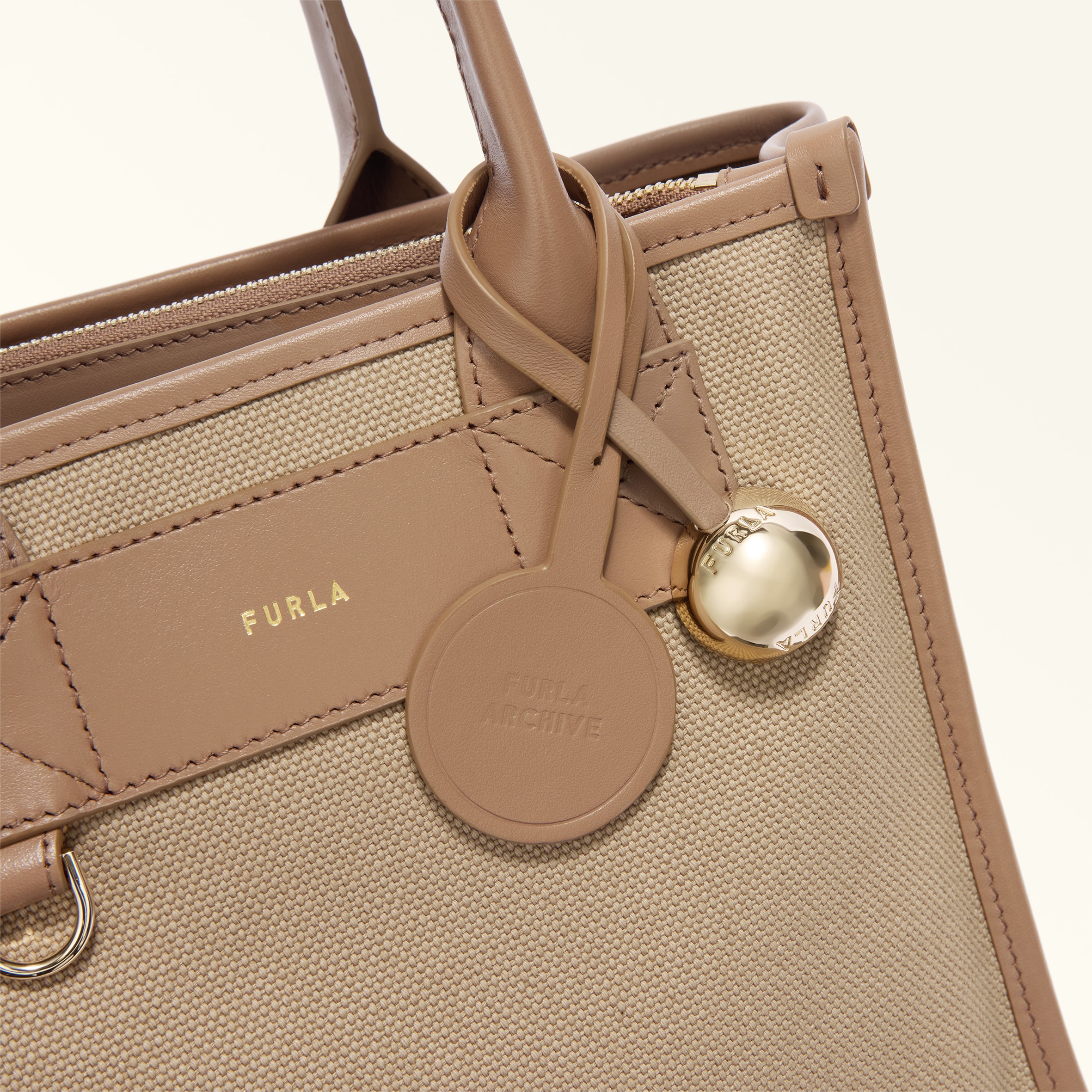 Tote S NATURALE+TOFFEE Furla Divide It | Furla RO
