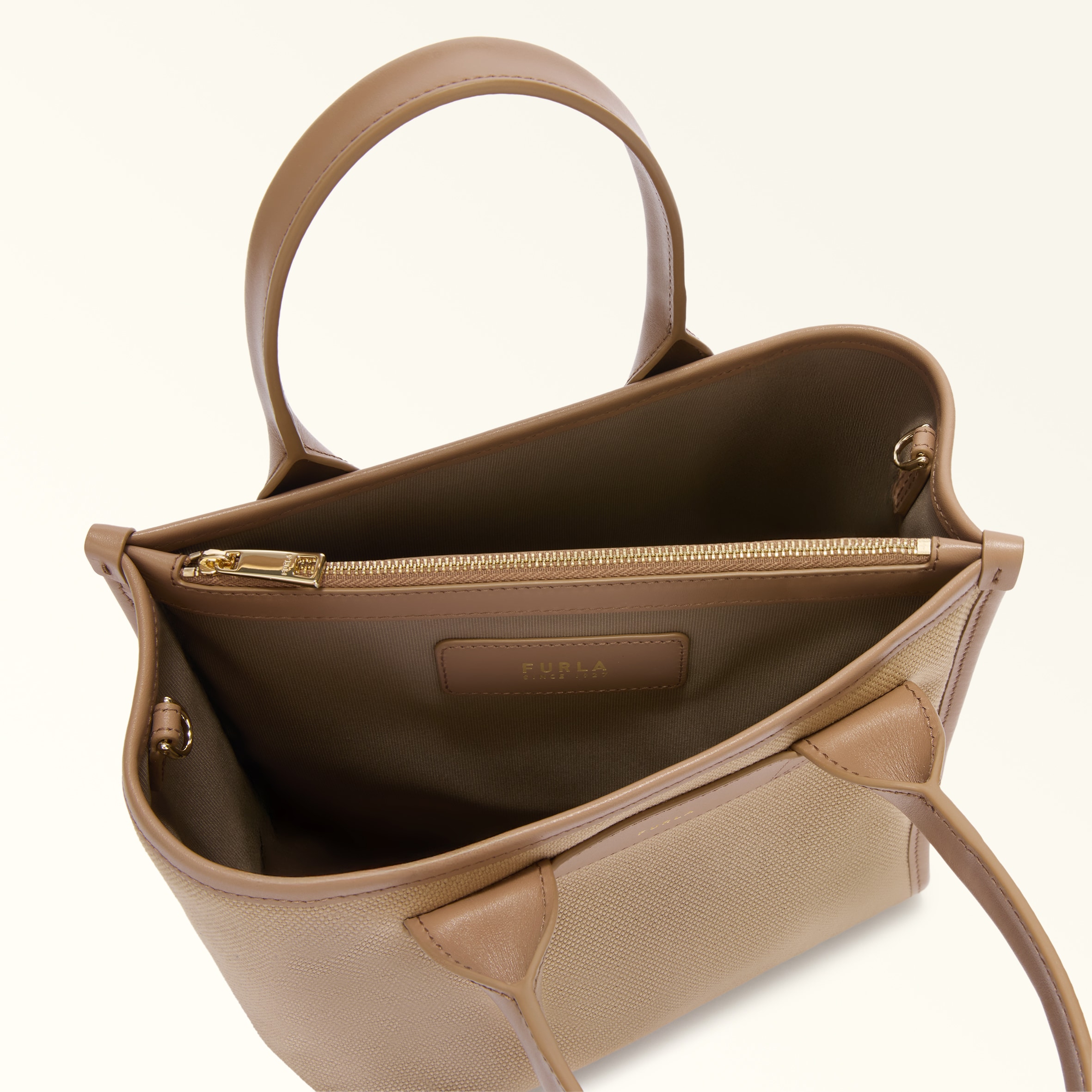 トートバッグ S NATURALE+TOFFEE Furla Divide It | Furla JP