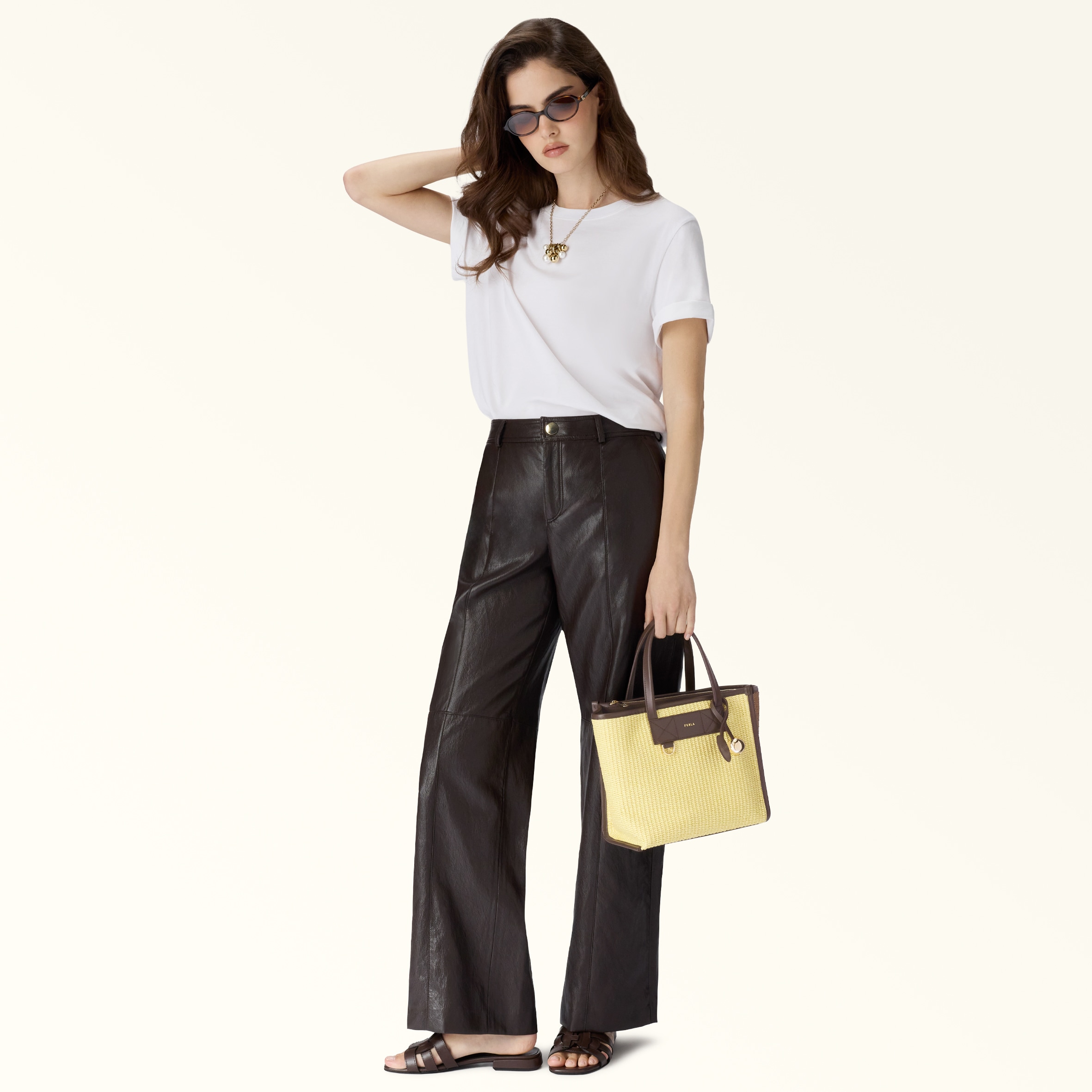 Tote S TONI FREESIA+ESPRESSO Furla Divide It | Furla US