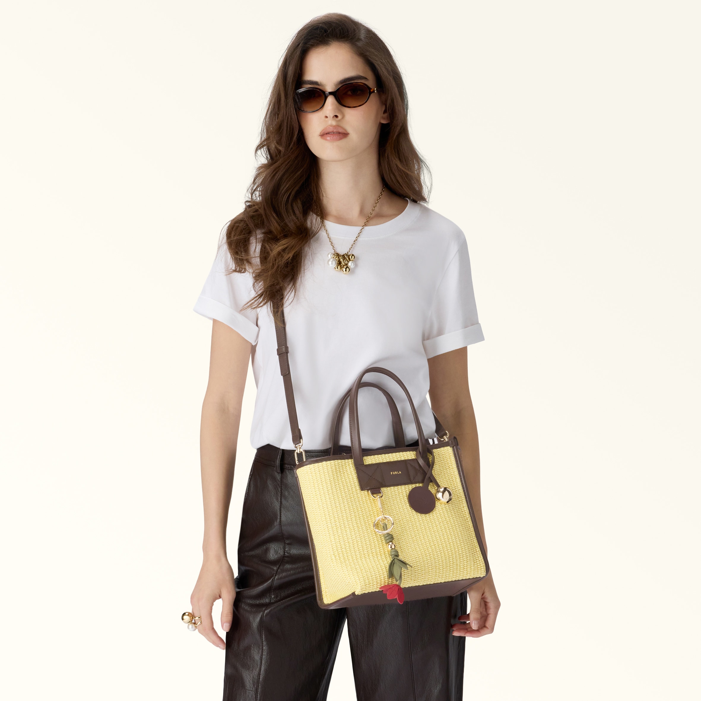 Tote S TONI FREESIA+ESPRESSO Furla Divide It | Furla US