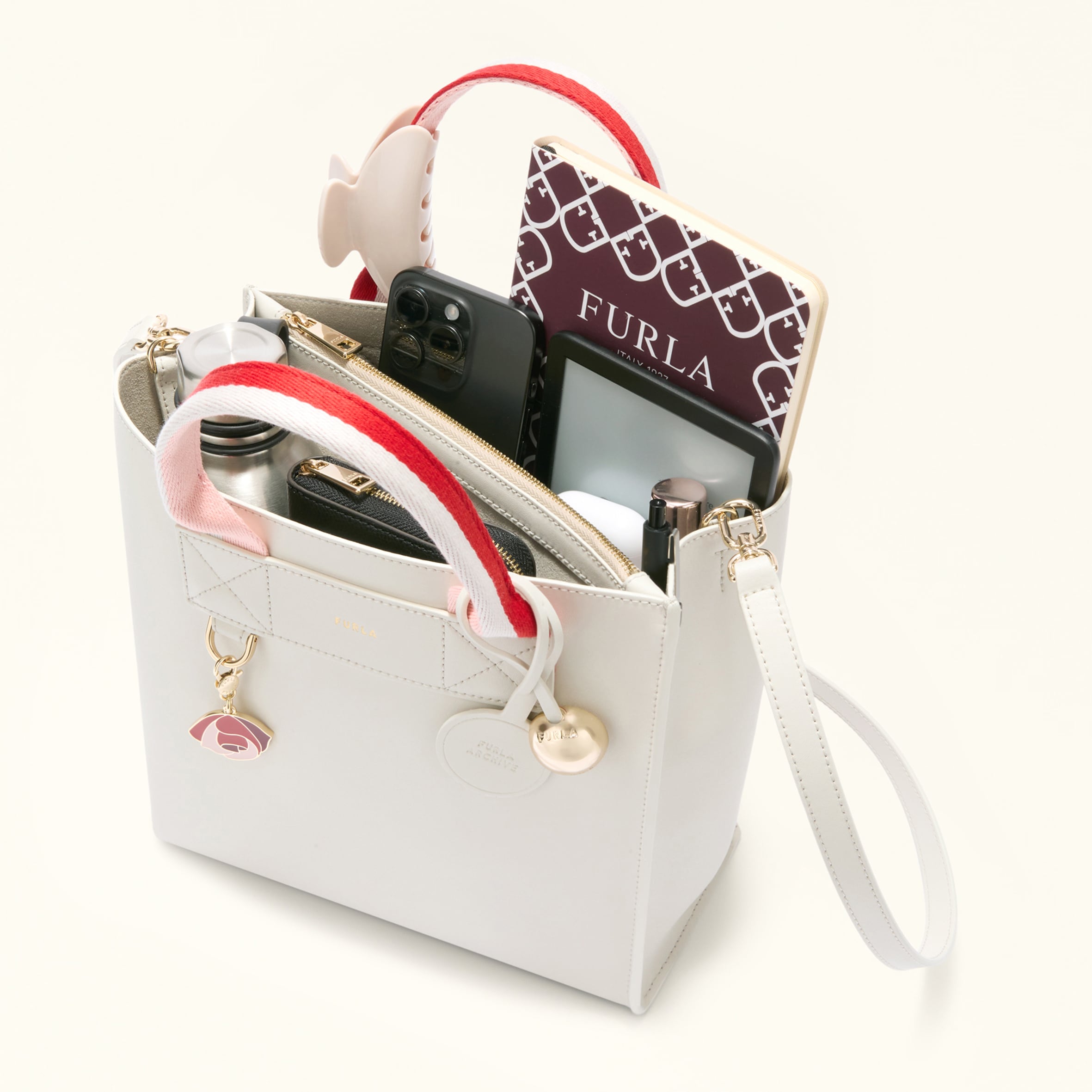 トートバッグ S TONI MARSHMALLOW Furla Divide It | Furla JP