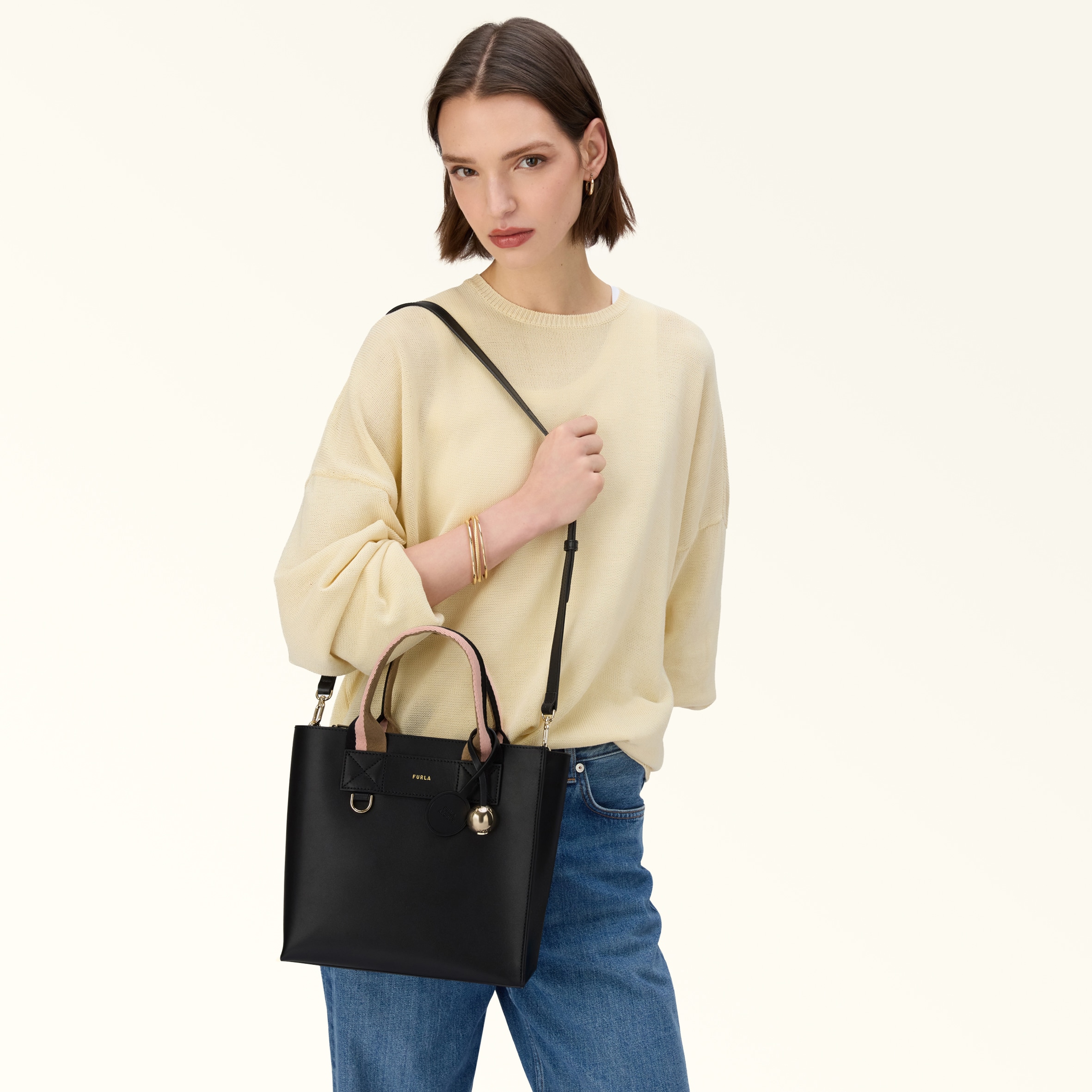 トートバッグ S TONI NERO Furla Divide It | Furla JP