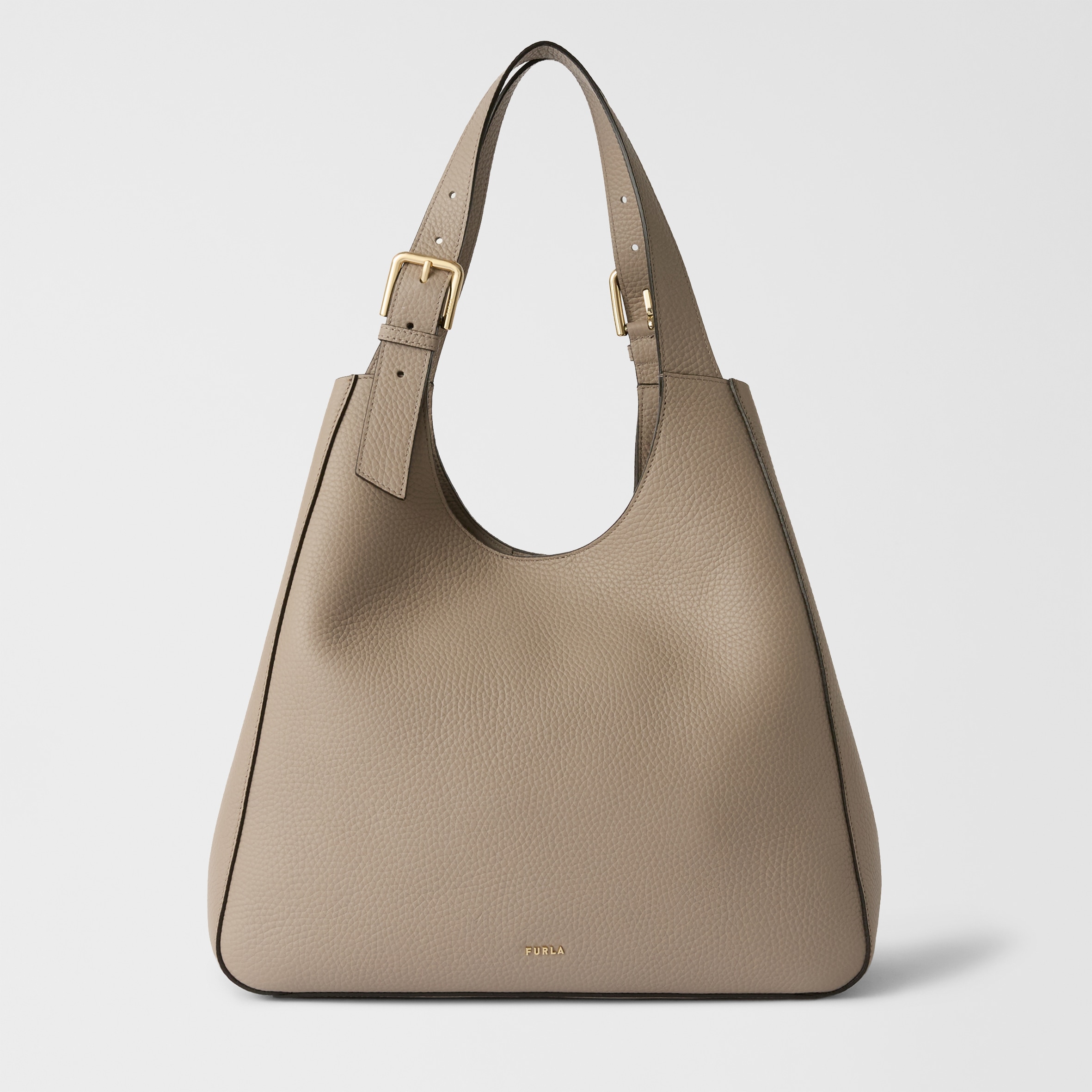 Furla Donna Grigio/Granata Dora Borsa Shopping L Cachemire Gray Pelle Doppia Nisos