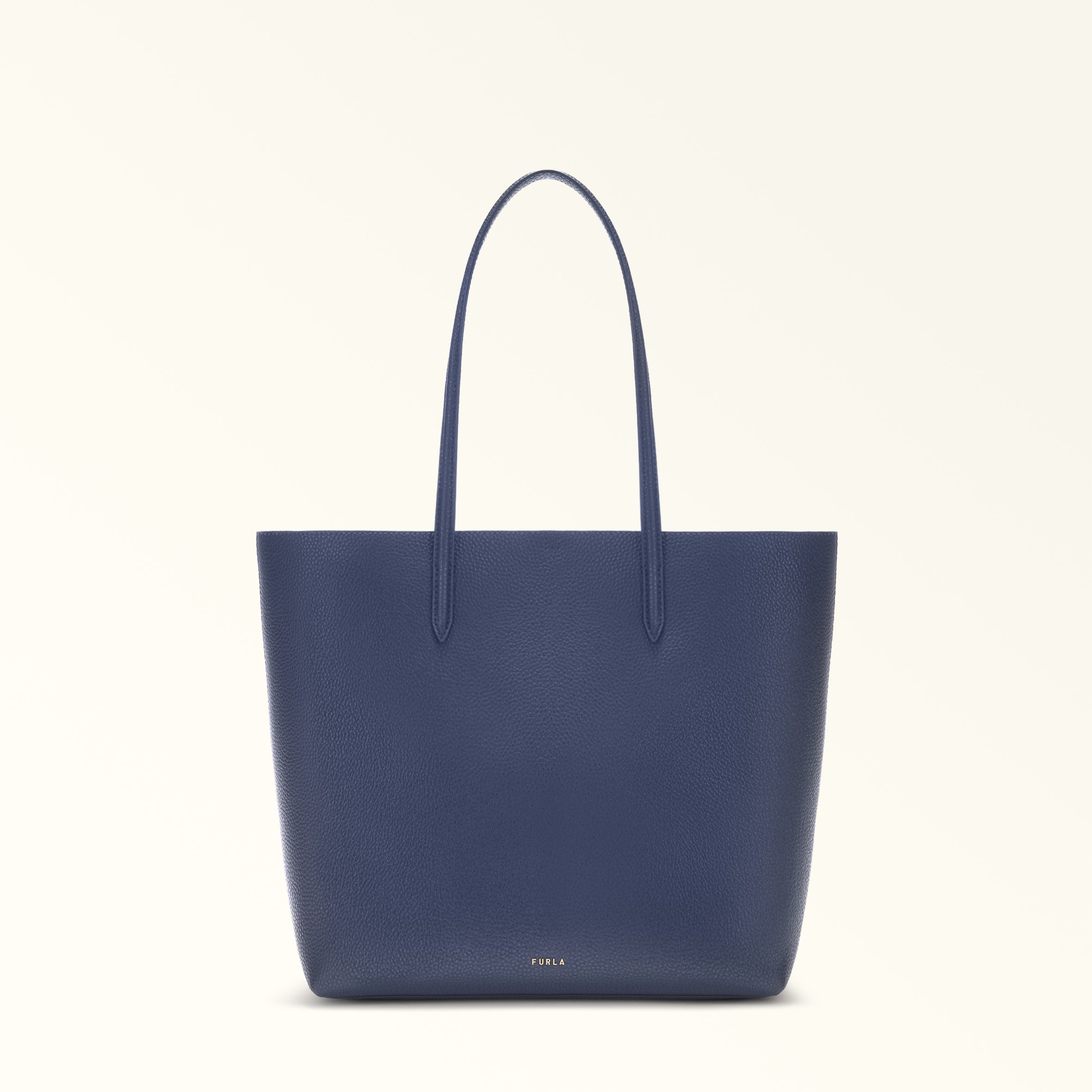 Furla Ella Tote M Cliff Double Pebble Calf Leather Woman