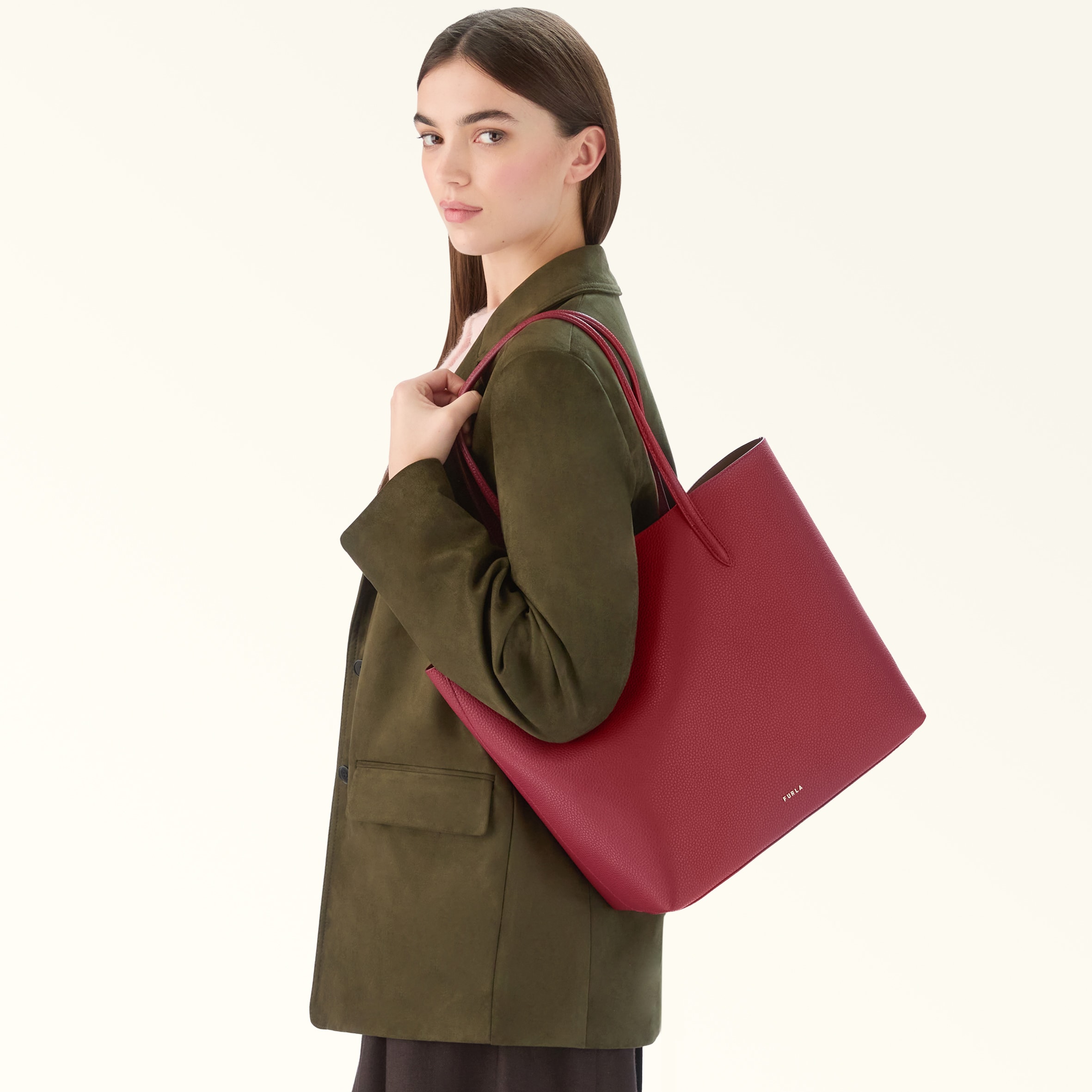 トートバッグ M CILIEGIA d+TOFFEE Furla Ella | Furla JP