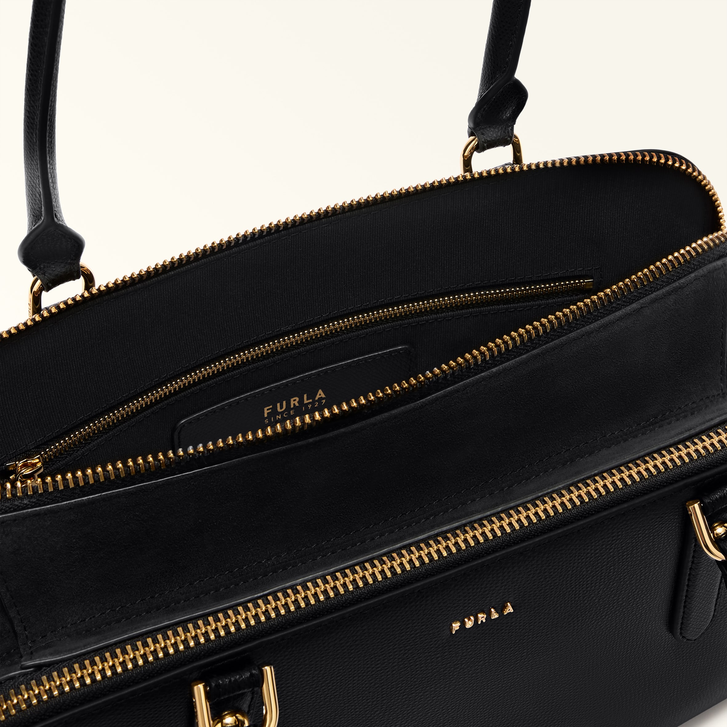 Borsa Boston M Nero Furla Giulia