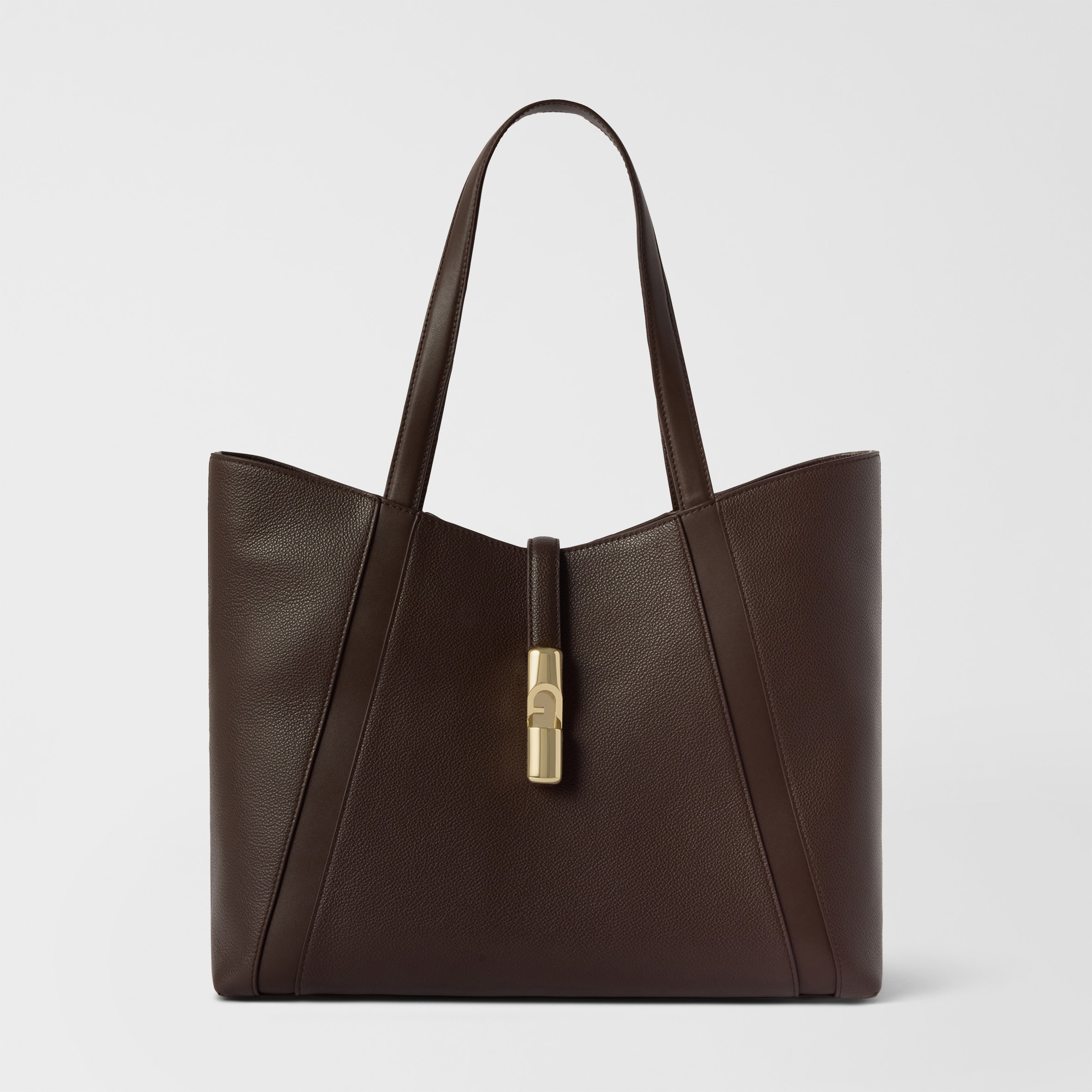 Furla Brown Leather Backpack Tote Furla Olivia L Tote bag grained leather tabacco - WB01940  main image 2