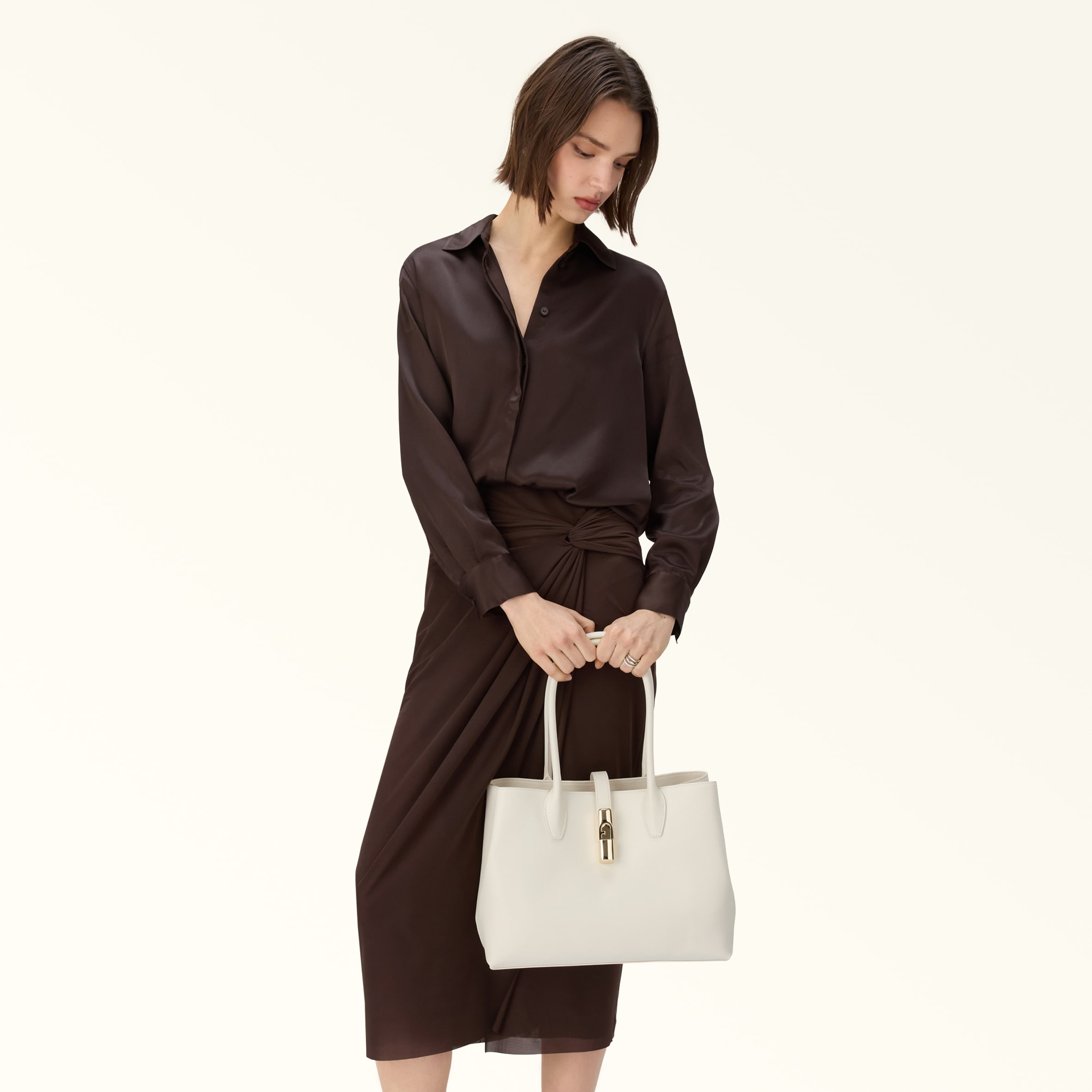 Tote M Panna Furla Goccia