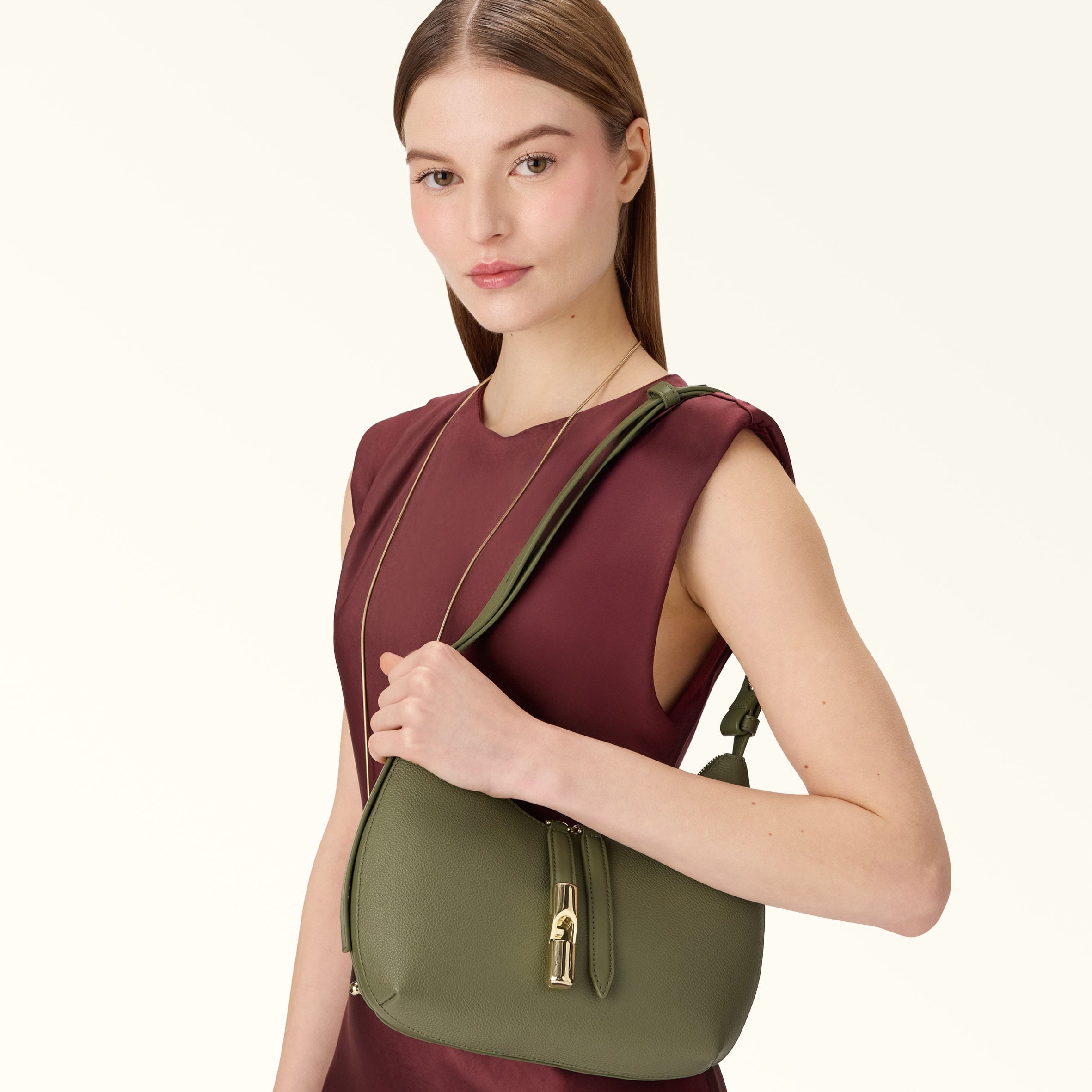 Shoulder Bag S AVOCADO Furla Goccia | Furla US
