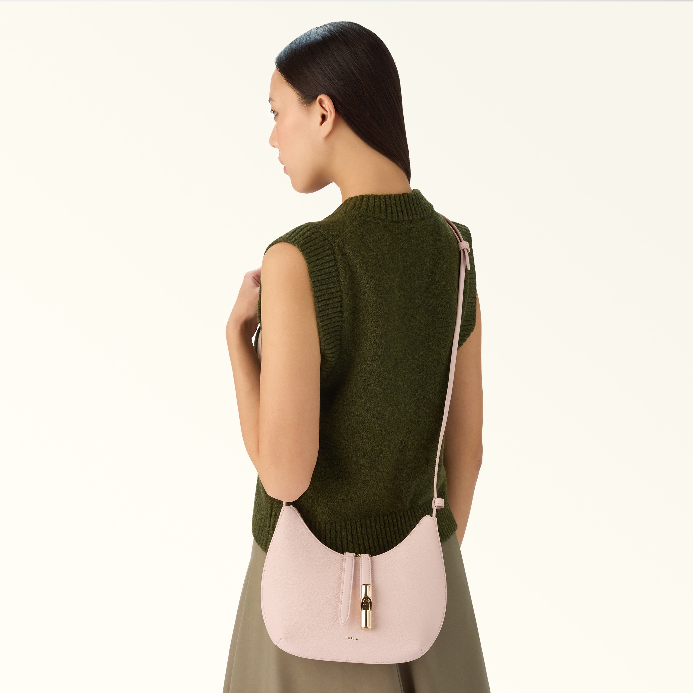 Shoulder Bag S DUSTY PINK Furla Goccia | Furla US