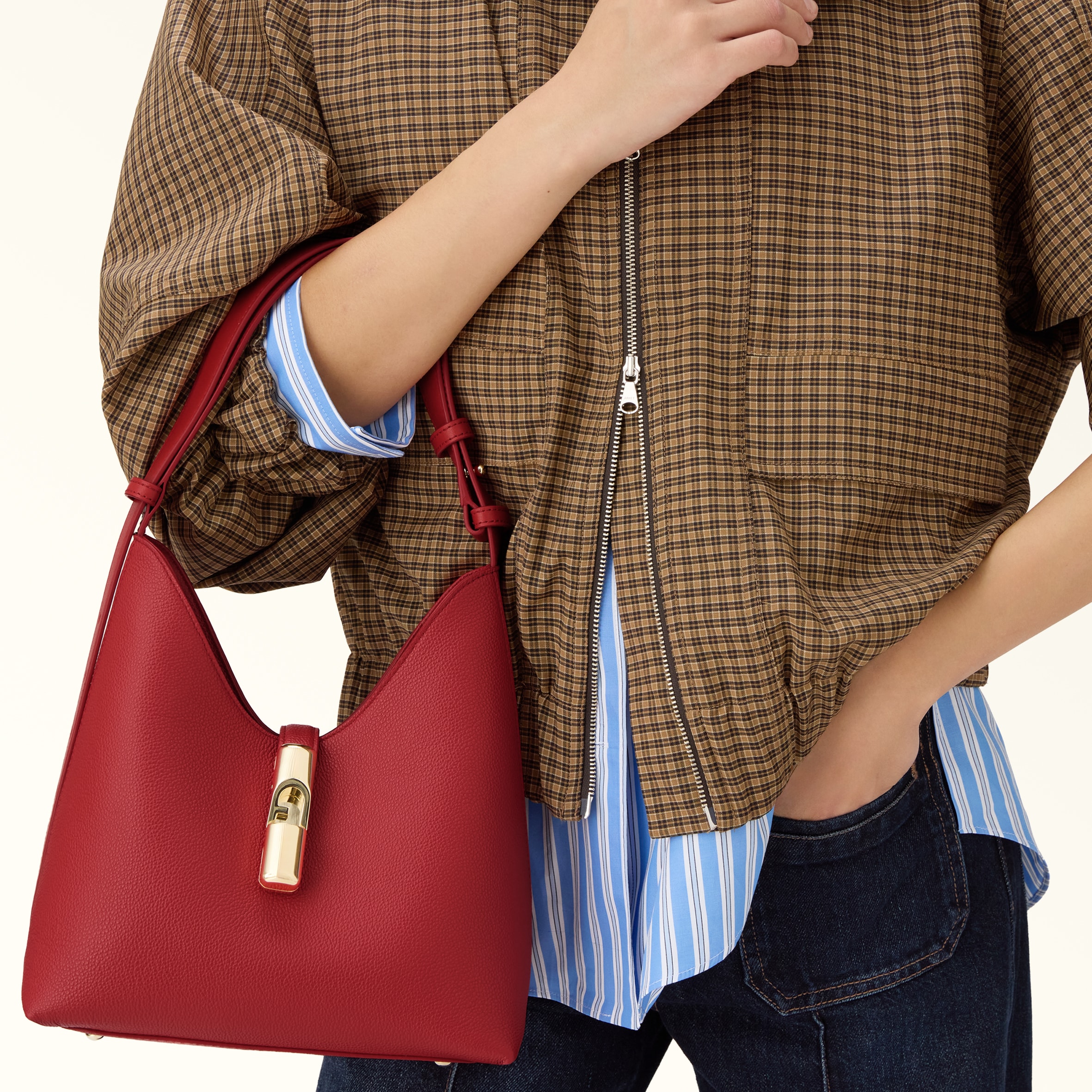 Shoulder Bag S M1 RED Furla Goccia | Furla US
