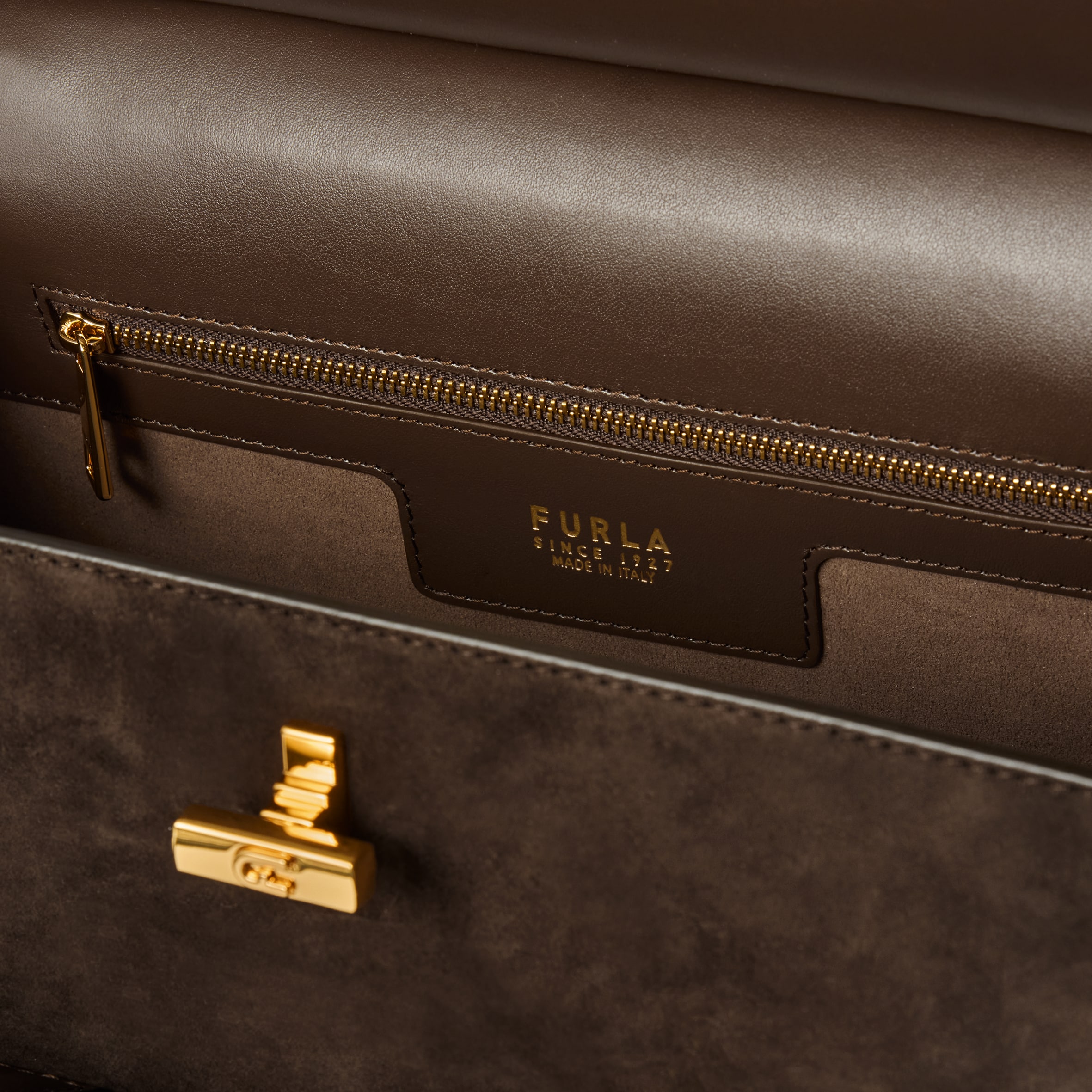 Top Handle M Espresso Furla Greta