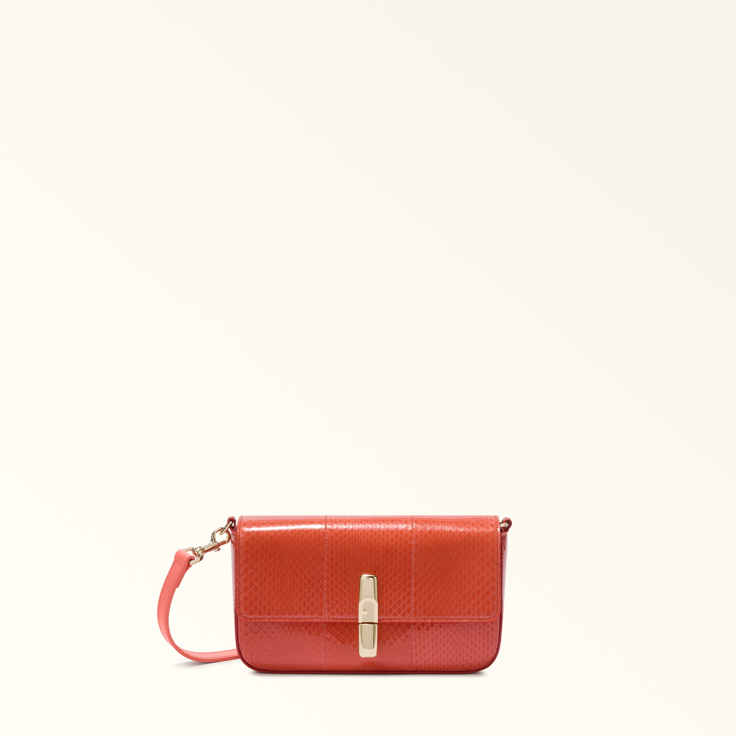 Furla Iride Crossbody Mini Toni Aperitivo Multicolour Watersnake Exotic Leather Woman