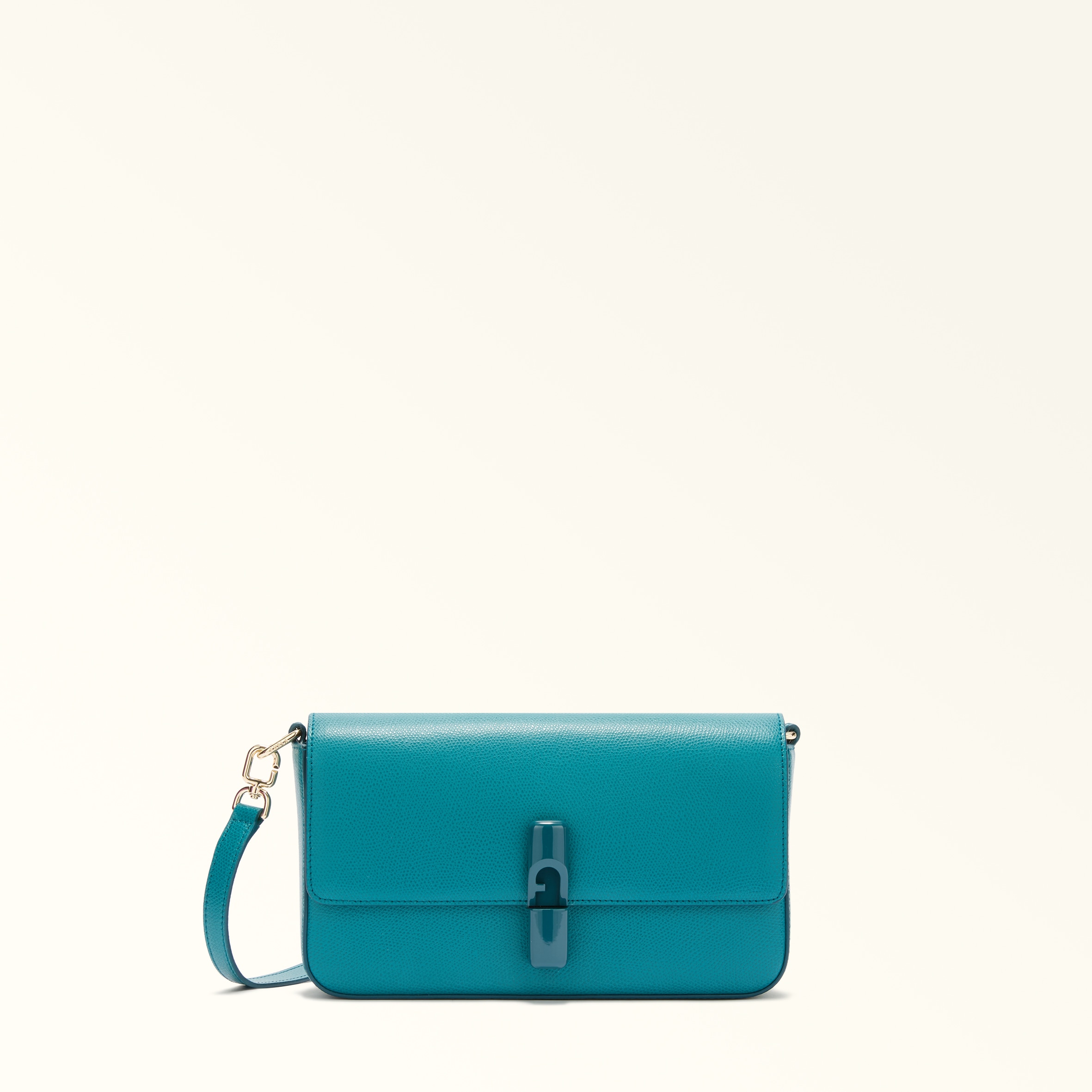 Furla Iride Borsa A Tracolla S Amatore Blue Blu Pelle Stampata Donna