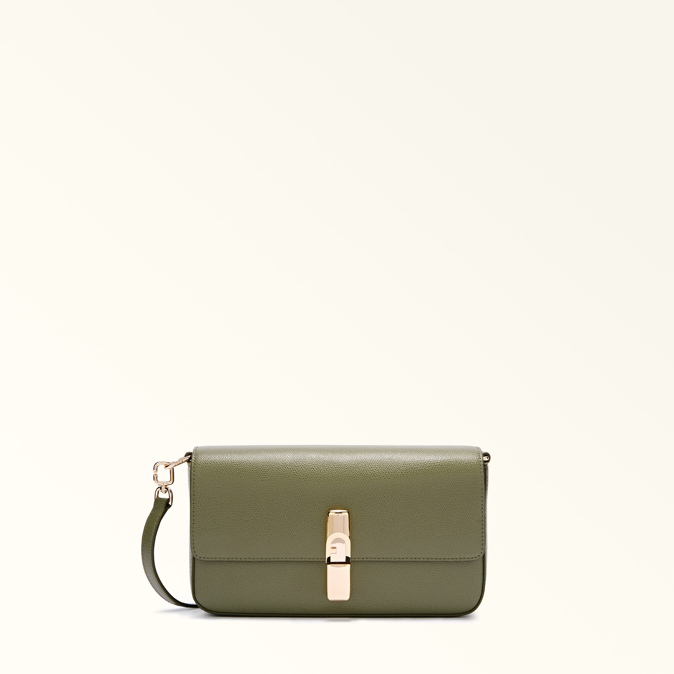 Furla Iride Borsa A Tracolla S Avocado Verde Pelle Stampata Donna In Green