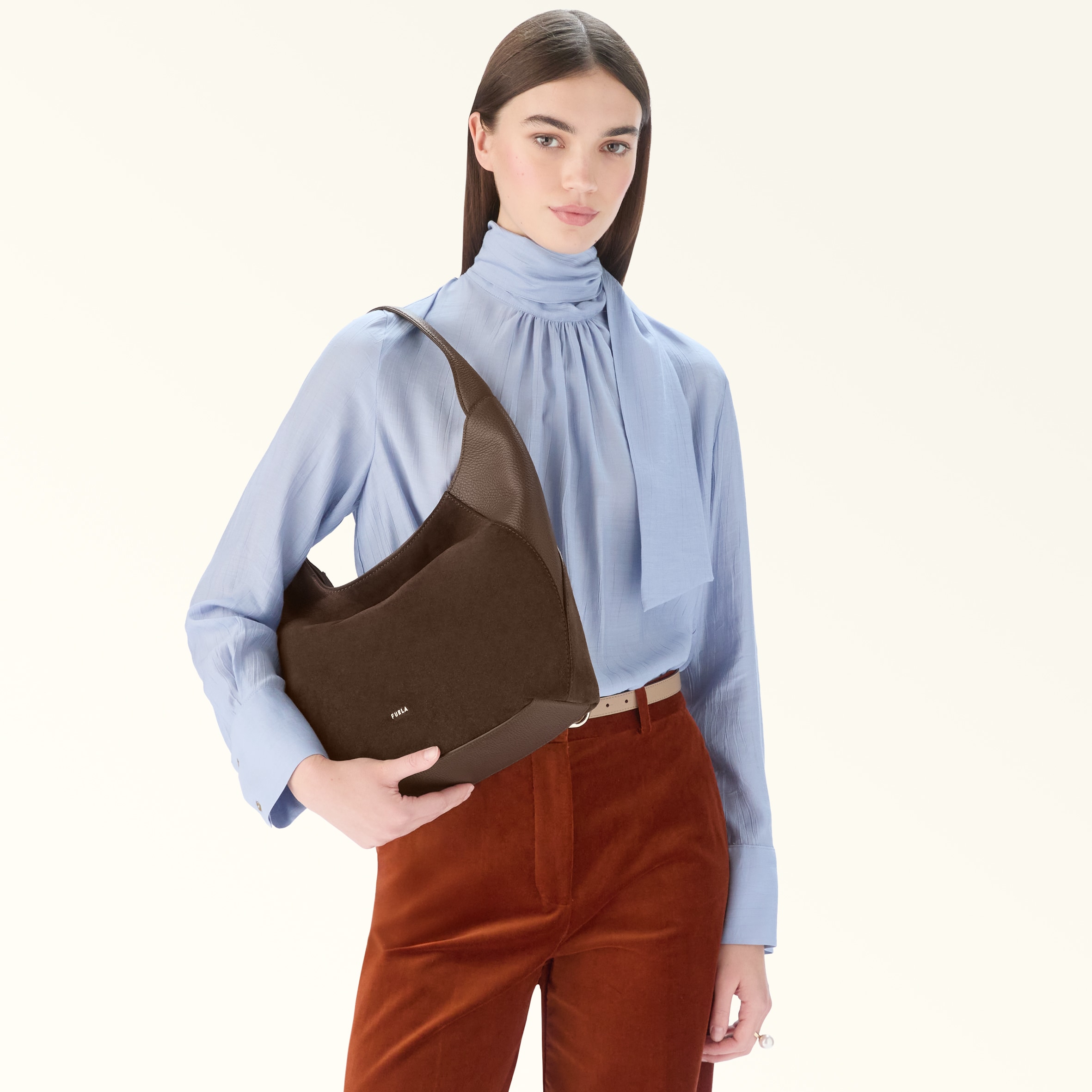 Shoulder Bag M TONI ESPRESSO Furla Lara | Furla US
