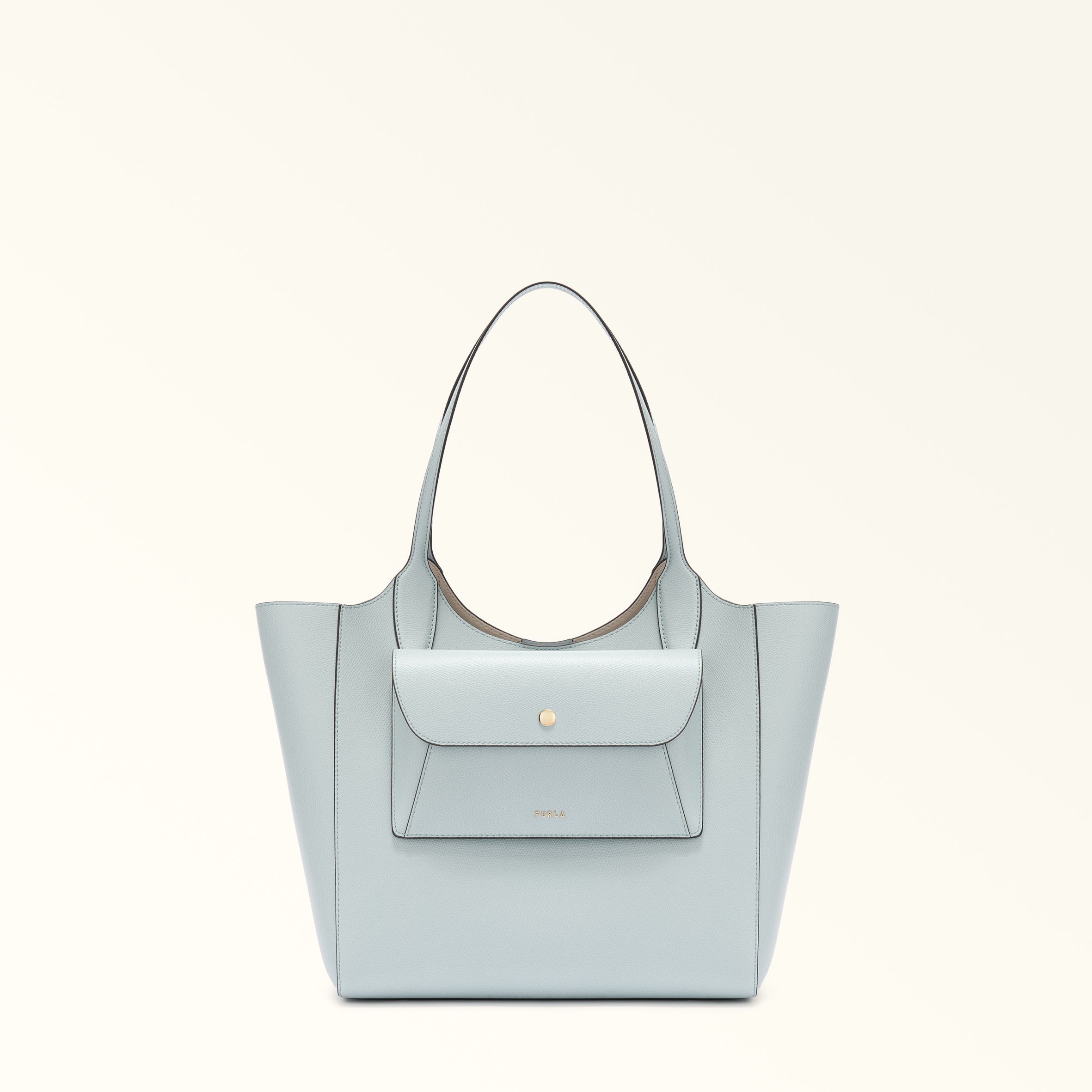 Furla Donna Blu Lea Borsa Shopping M Artemisia Pelle Stampata