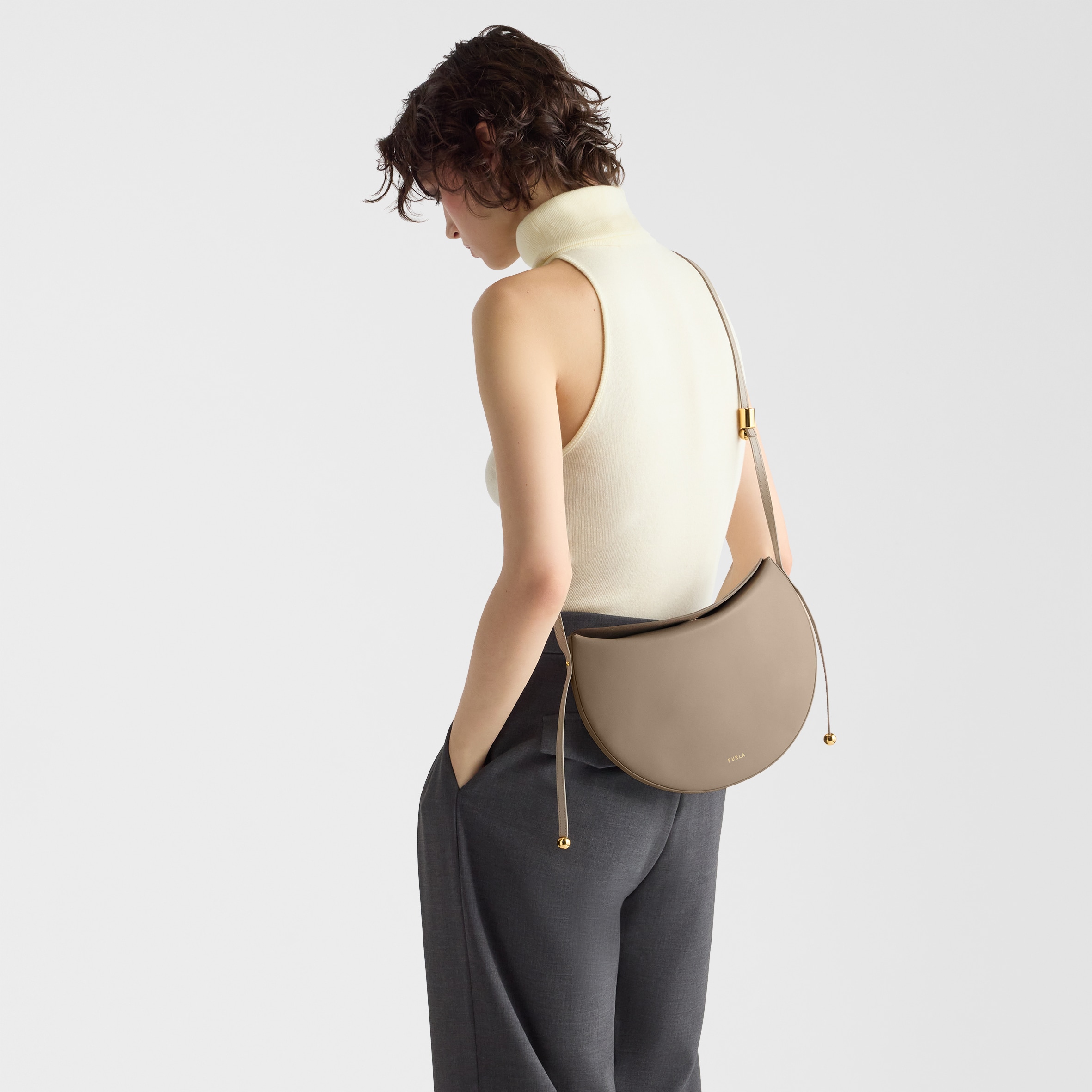 FURLA MOONSTONE 单肩包 M
