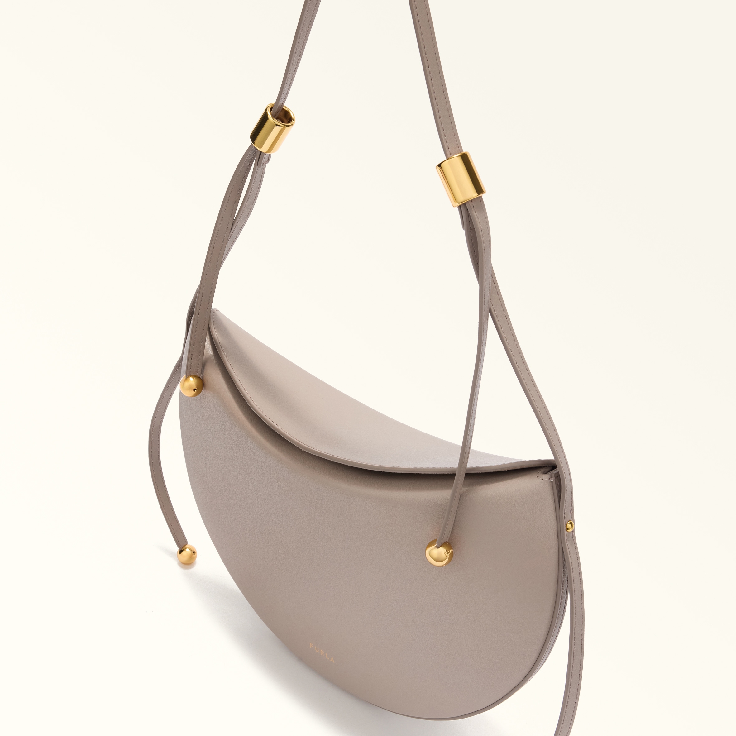Shoulder Bag M LINEN Furla Moonstone | Furla US