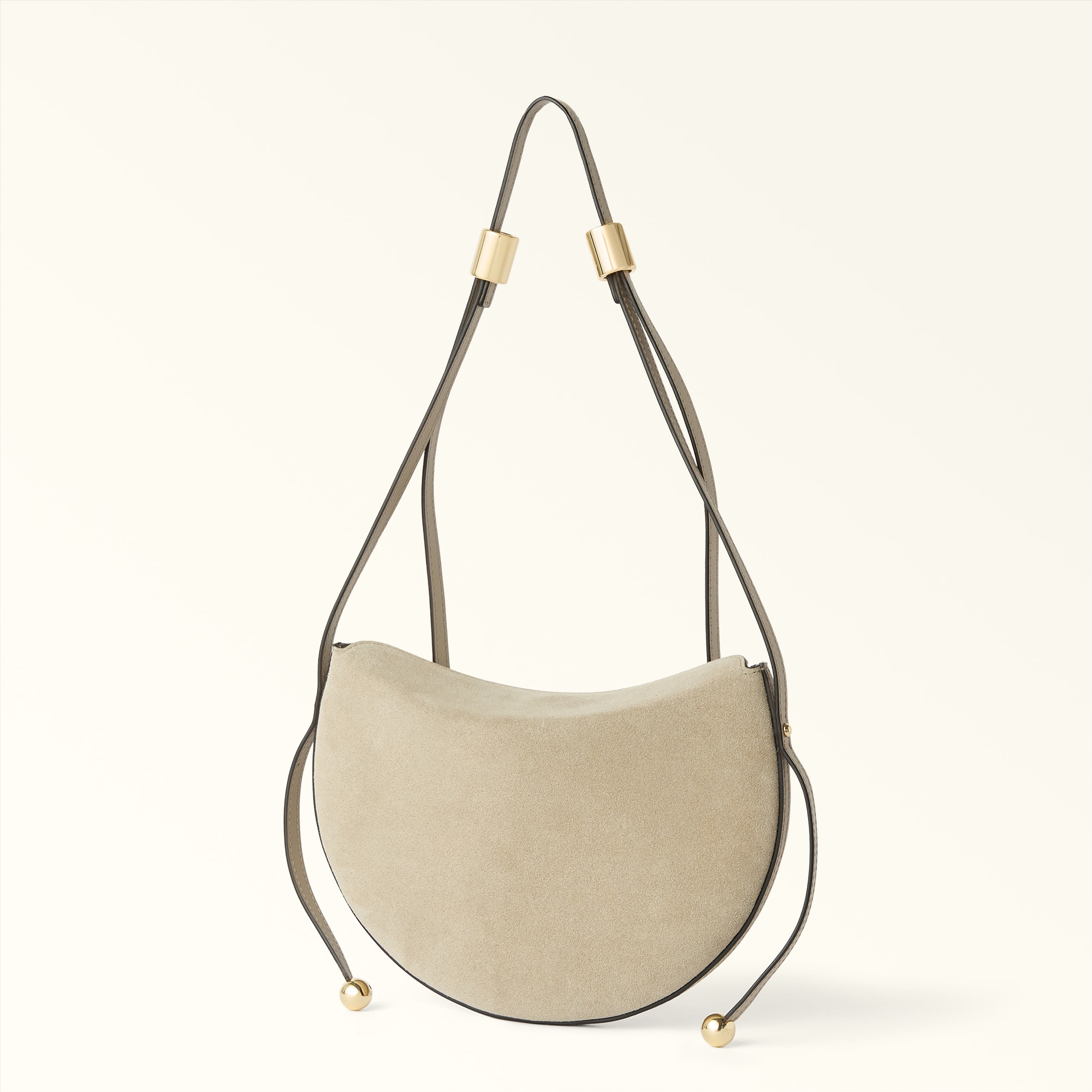 Borsa A Spalla S Toni Linen Furla Moonstone