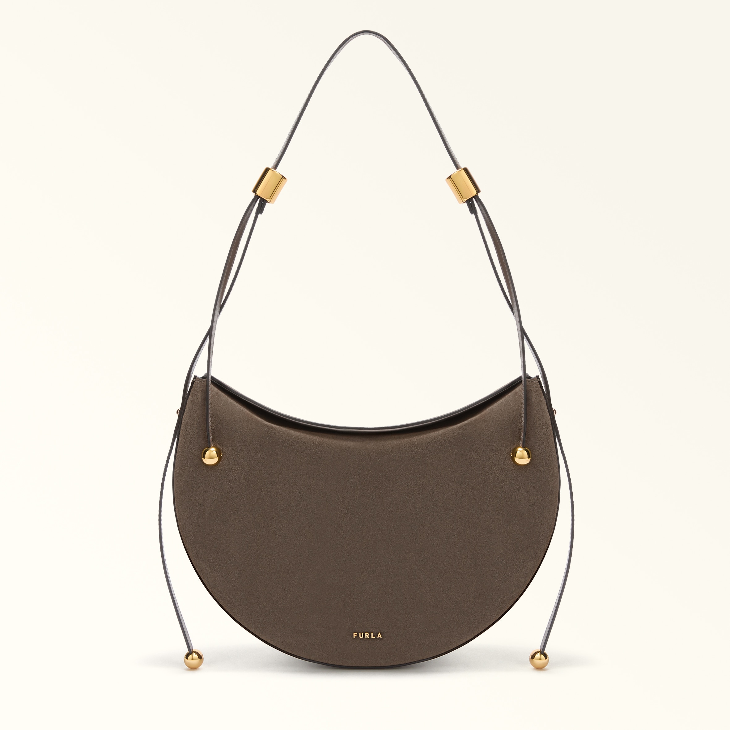 Borsa A Spalla M TONI MUDDY GRAY Furla Moonstone