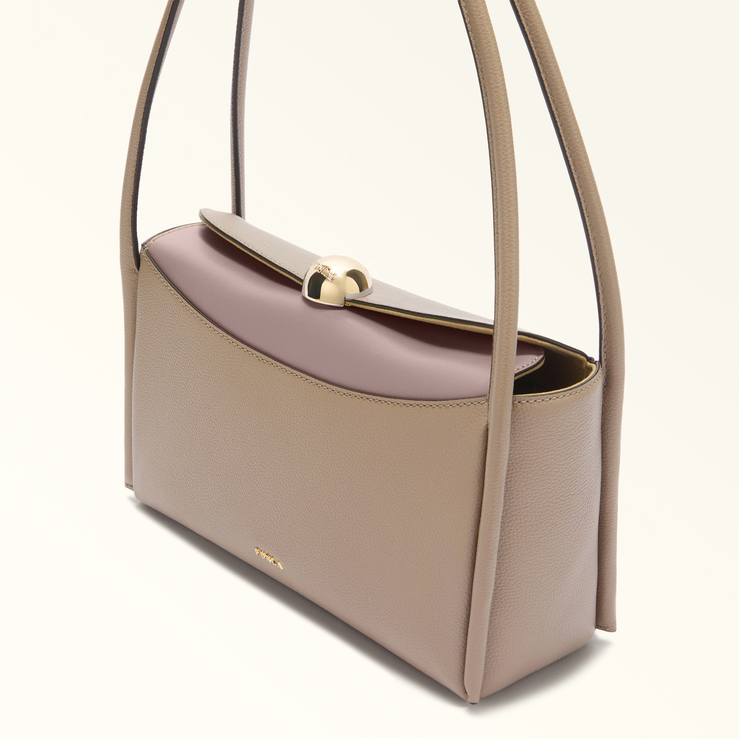 Boston Bag M STUCCO GRAY+MAUVE Furla Nicole | Furla US