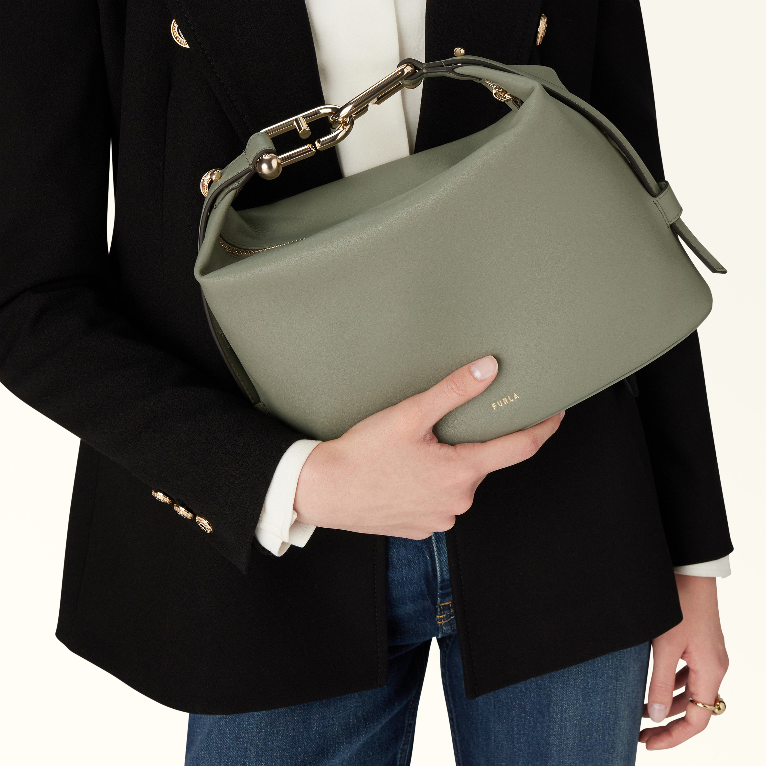 Furla Notebook Shoulder Bag M AGAVE b Furla Nuvola | Furla US